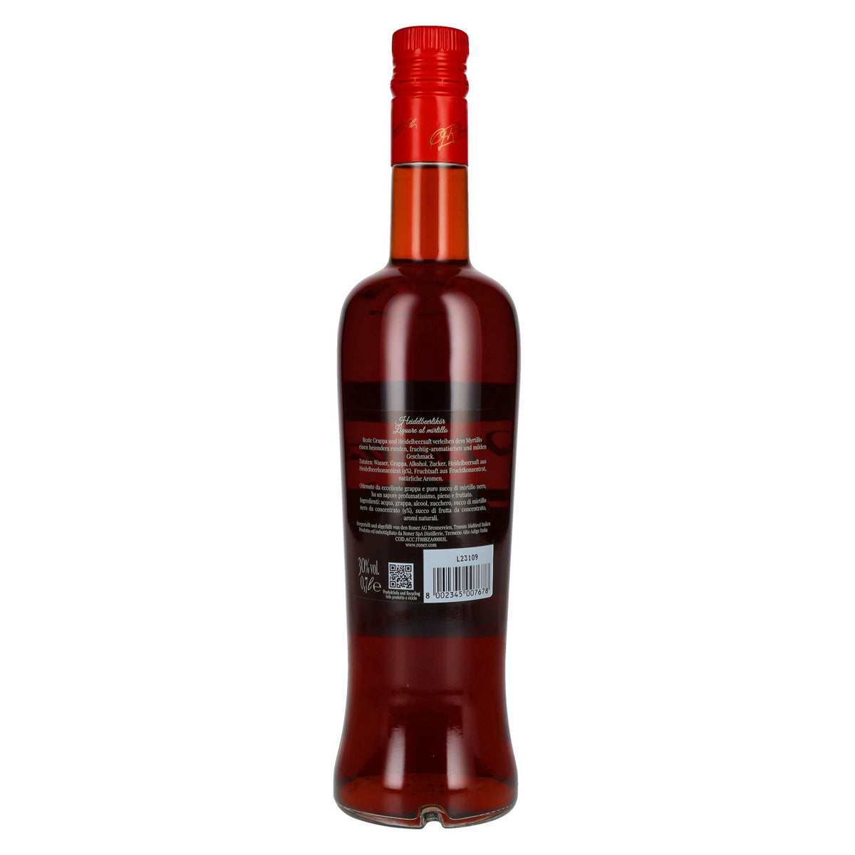 Roner Myrtillo Bosbessenlikeur 30% vol. 0,7 l