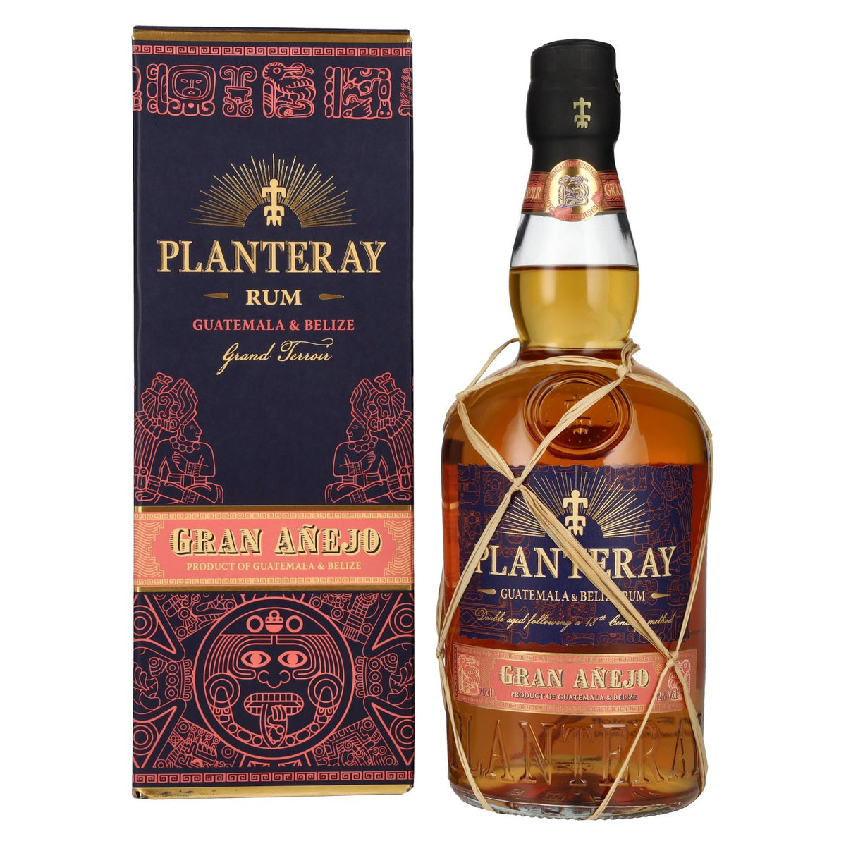 Planteray Rum GUATEMALA &amp; BÉLIZE Gran Añejo 42% Vol. 0,7l in geschenkverpakking