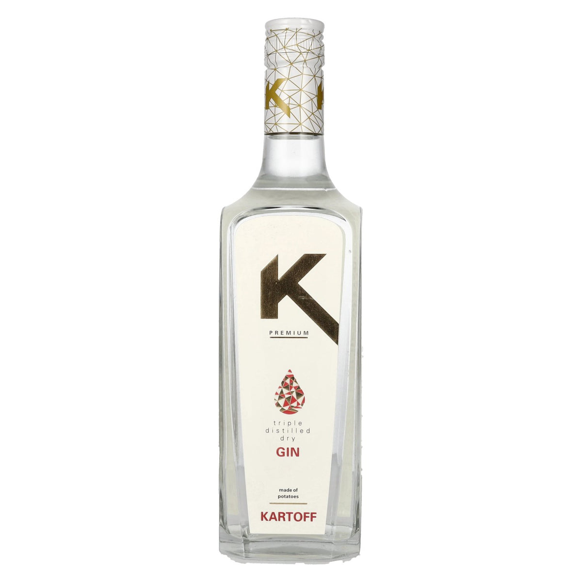 Kartoff Triple Distilled Dry Gin 43,5 % vol. 0,7 l
