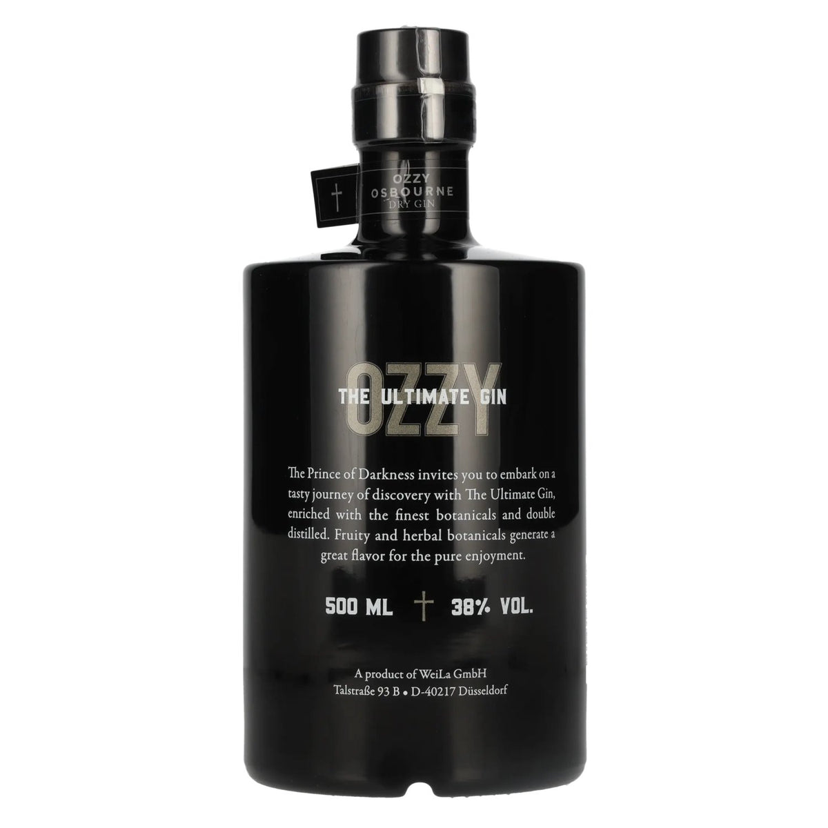 Ozzy Osbourne The Ultimate Dry Gin 38% ABV 0.5l