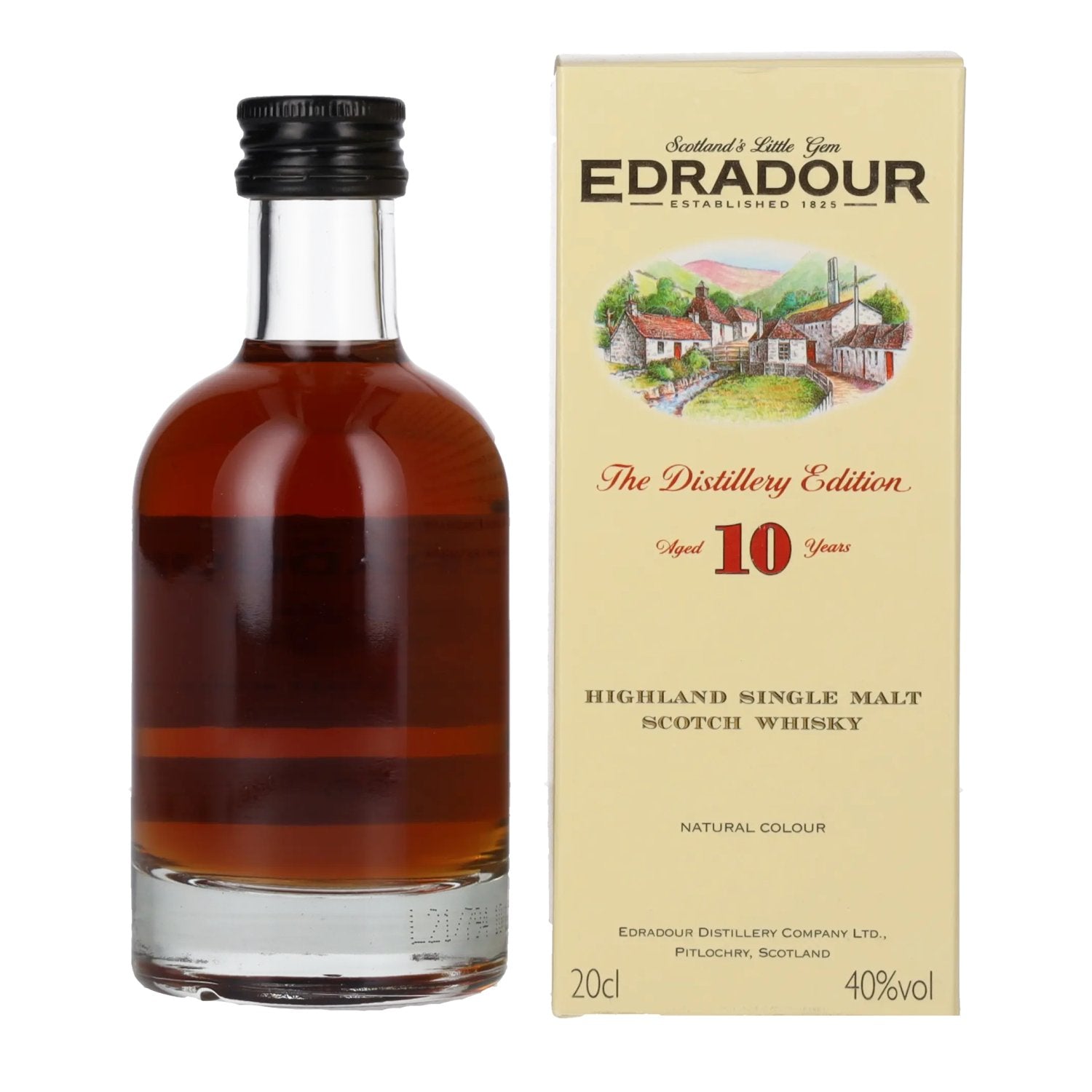 Edradour 10 Years Old 40% Vol. 0,2l en boîte cadeau