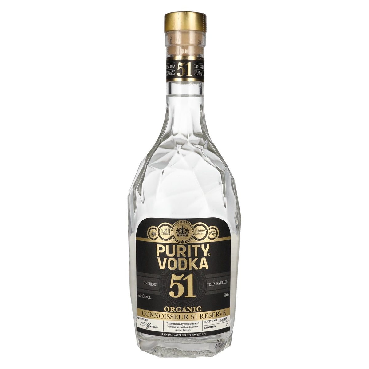 Purity CONNOISSEUR 51 RESERVE Biologische Wodka 40% Vol. 0,7l