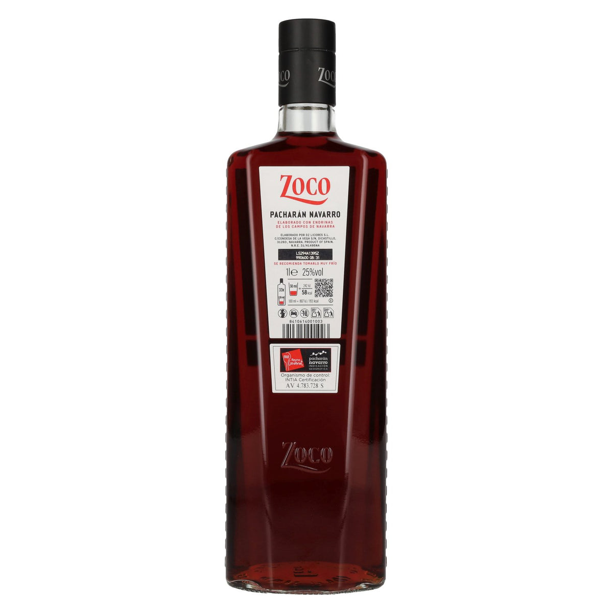 Liqueur de prunelles ZOCO Pacharán, 25 % vol., 1 l