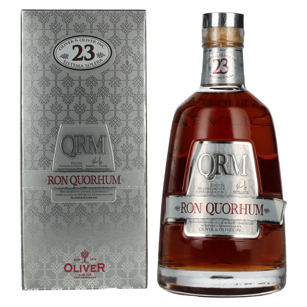 Ron Quorhum 23 Solera 40% vol. 0,7 l in geschenkverpakking