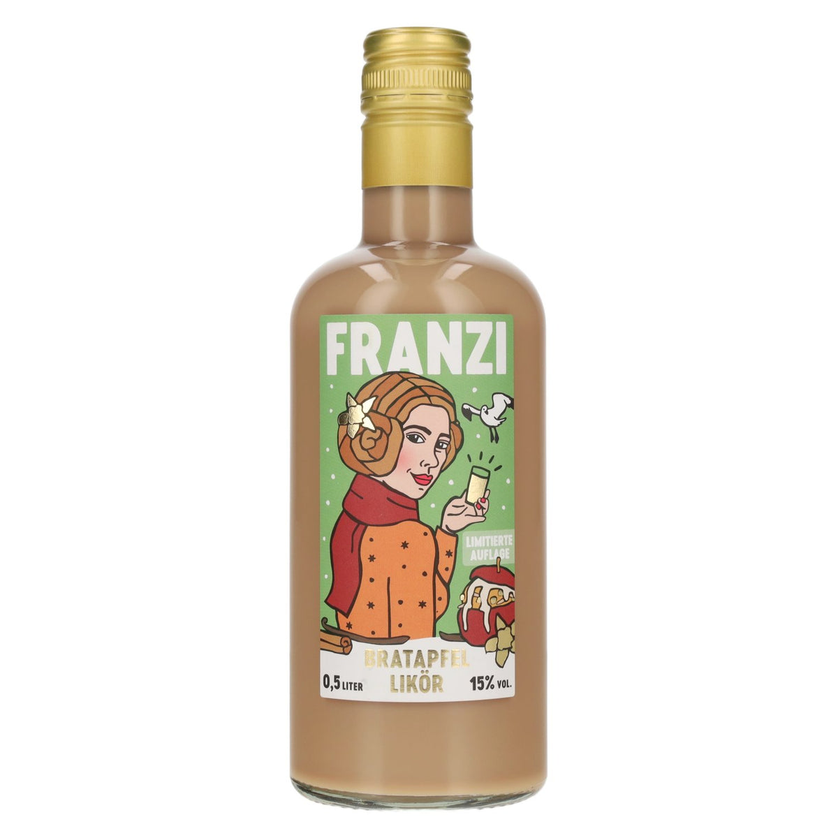 Franzi Baked Apple Likör 15% ABV 0.5l