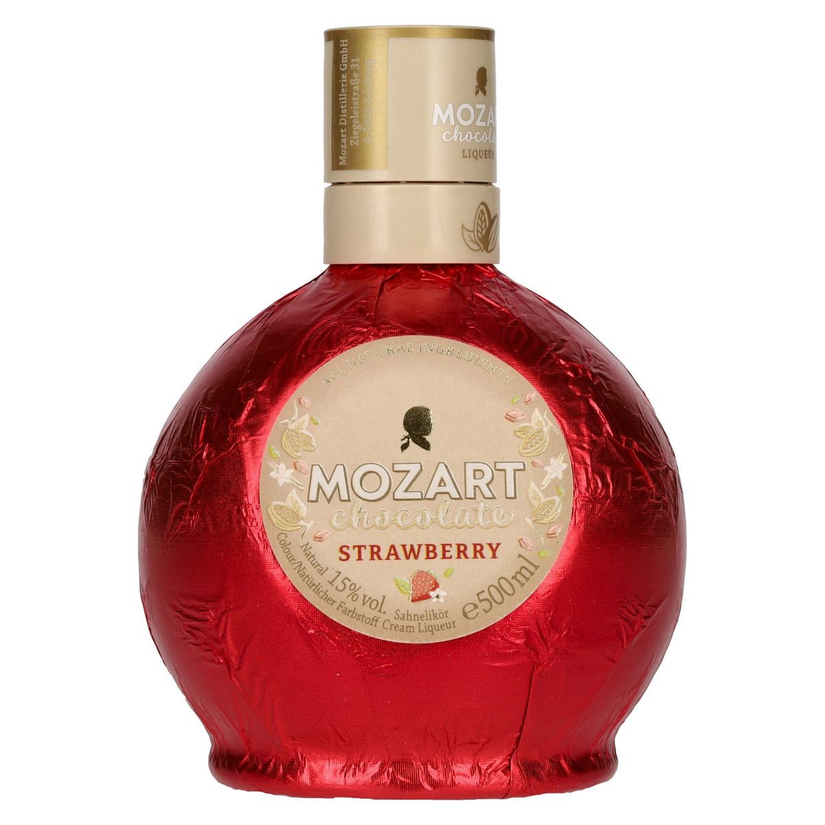 Liqueur Mozart au chocolat et à la fraise, 15 % vol., 0,5 l