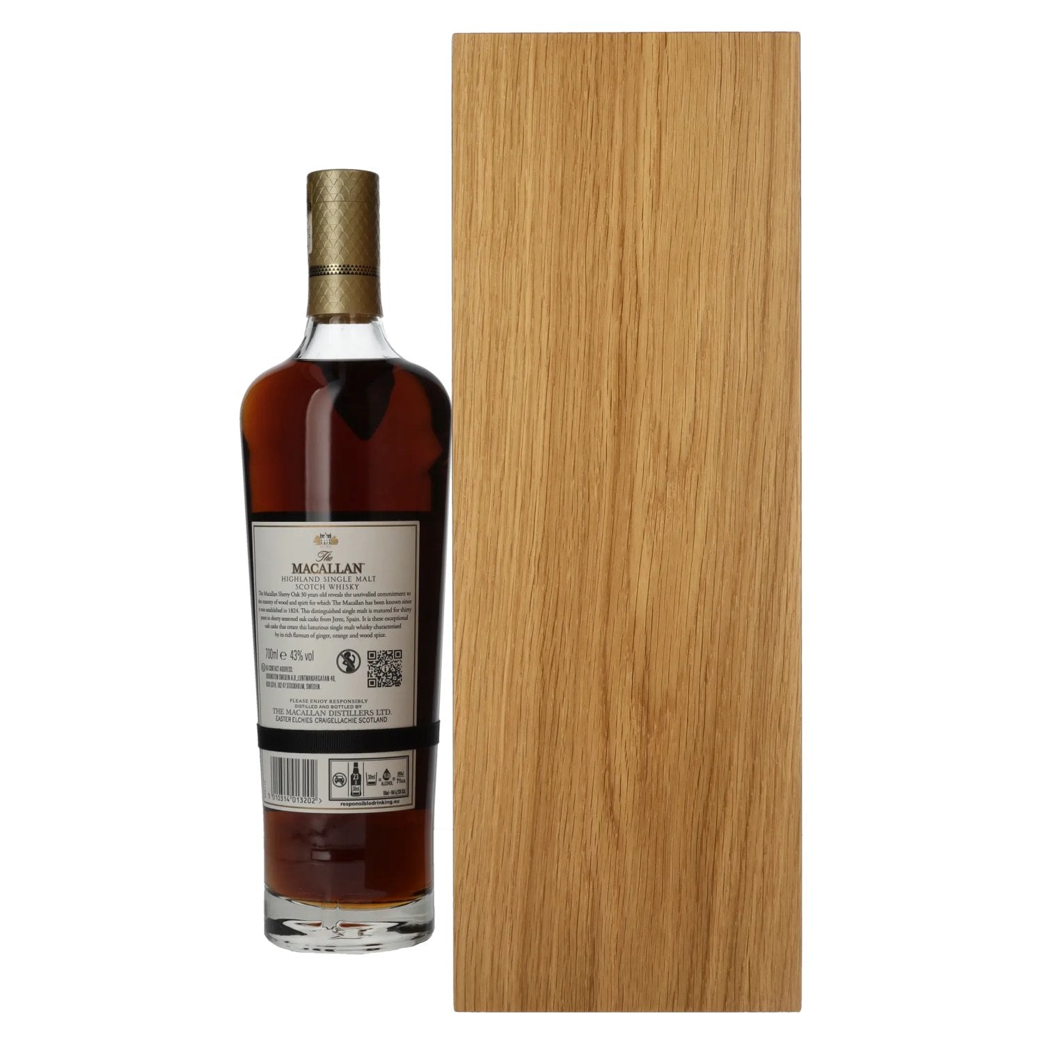 The Macallan 30 Years Old SHERRY OAK Annual Release 2024 43% Vol. 0,7l in wooden box