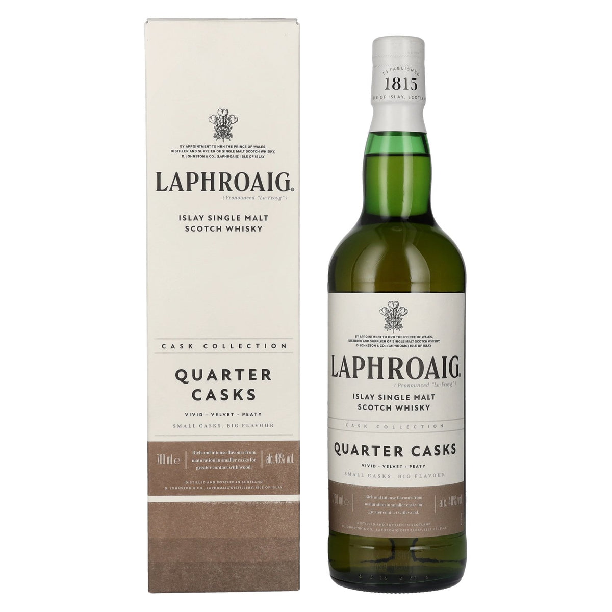 Laphroaig Quarter Casks 48% vol. 0,7 l in geschenkverpakking