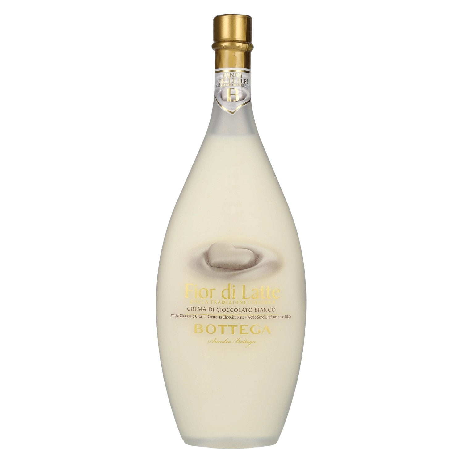 Bottega Fior di Latte Crema di CIOCCOLATO BIANCO Cream Liqueur 15% Vol. 0,5l