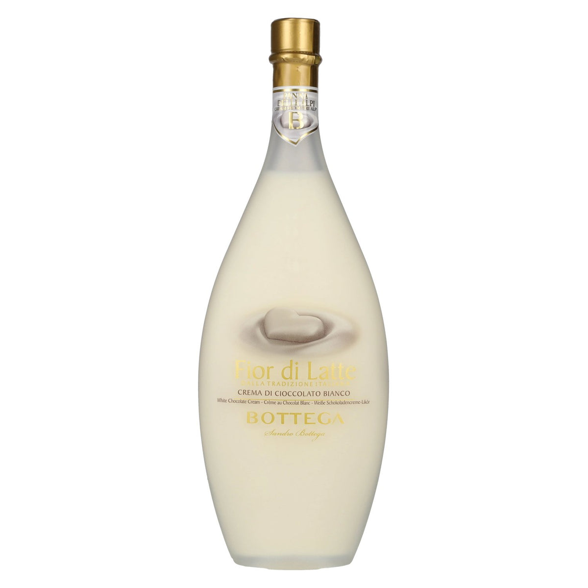 Bottega Fior di Latte Crema di CIOCCOLATO BIANCO Cream Liqueur 15% Vol. 0,5l