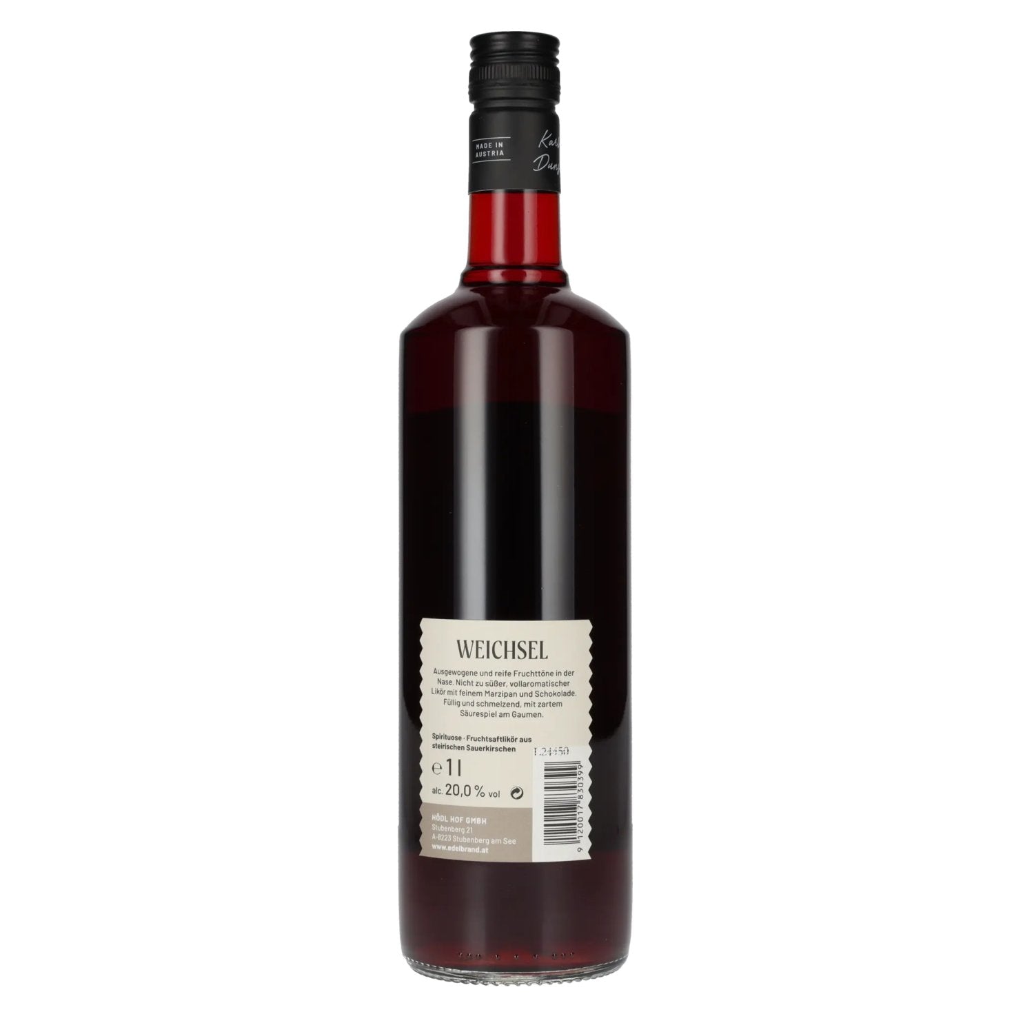 Hödl Hof Original WEICHSEL vruchtensaplikeur 20% vol. 1l