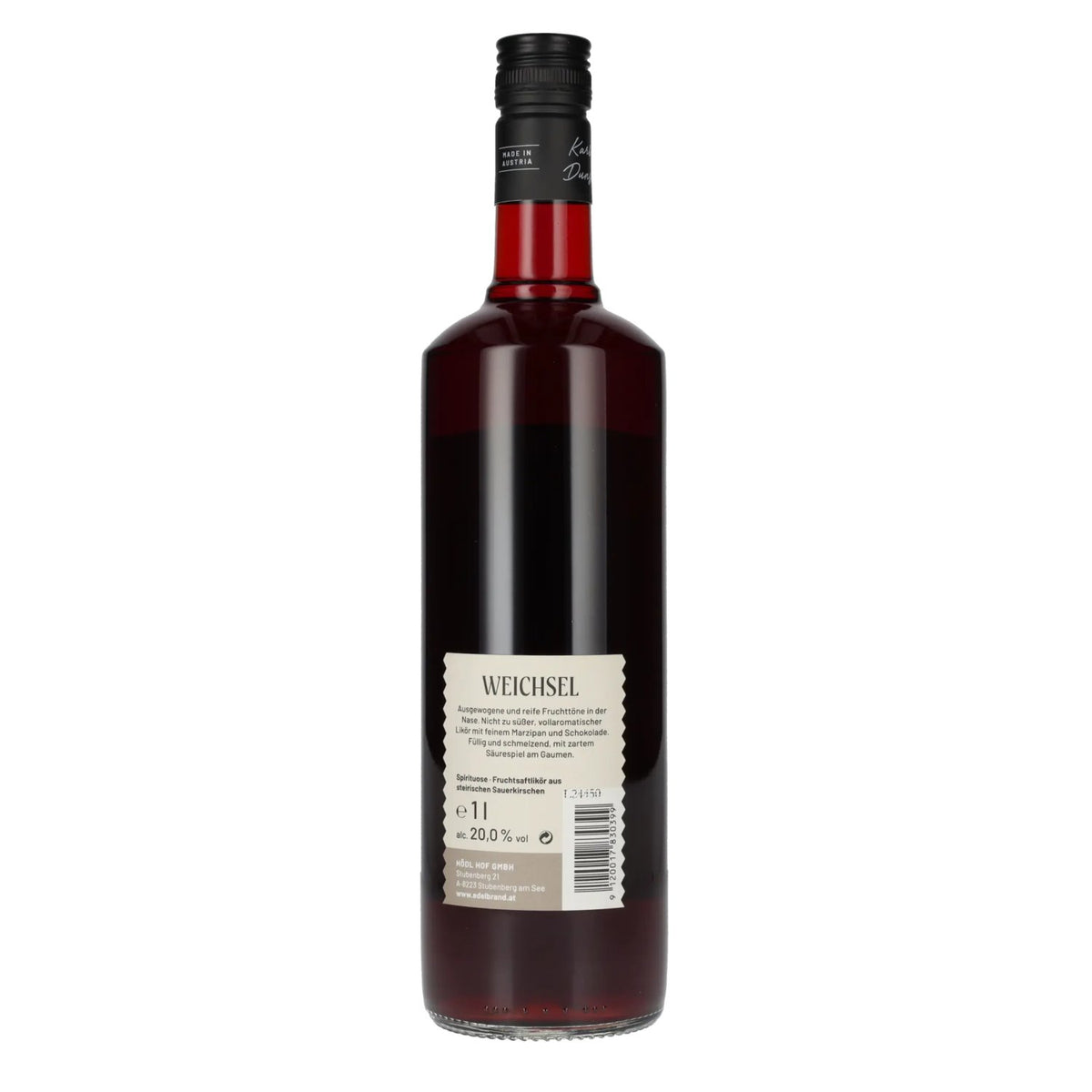 Hödl Hof Original WEICHSEL vruchtensaplikeur 20% vol. 1 l