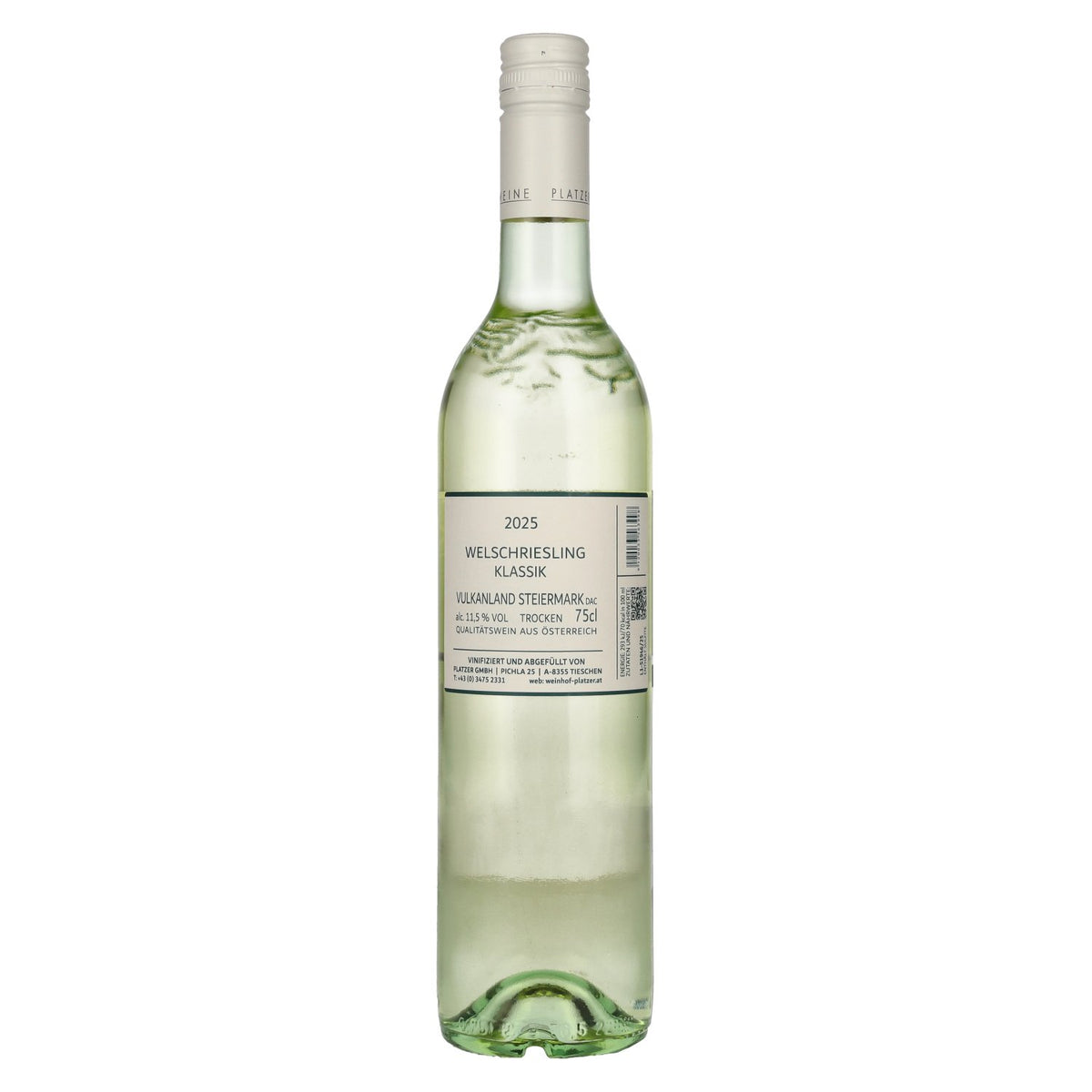 Platzer Welschriesling Klassik Vulkanland Steiermark DAC 2025 11,5% Vol. 0,75l