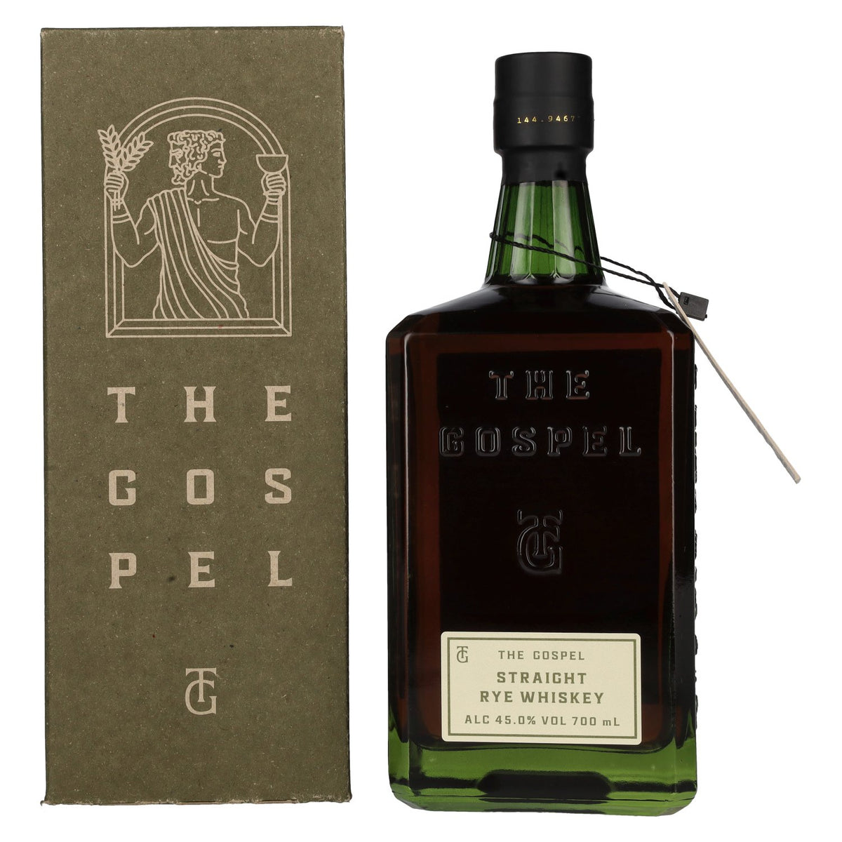 The Gospel Straight Rye Whiskey 45% Vol. 0,7l in Geschenkbox
