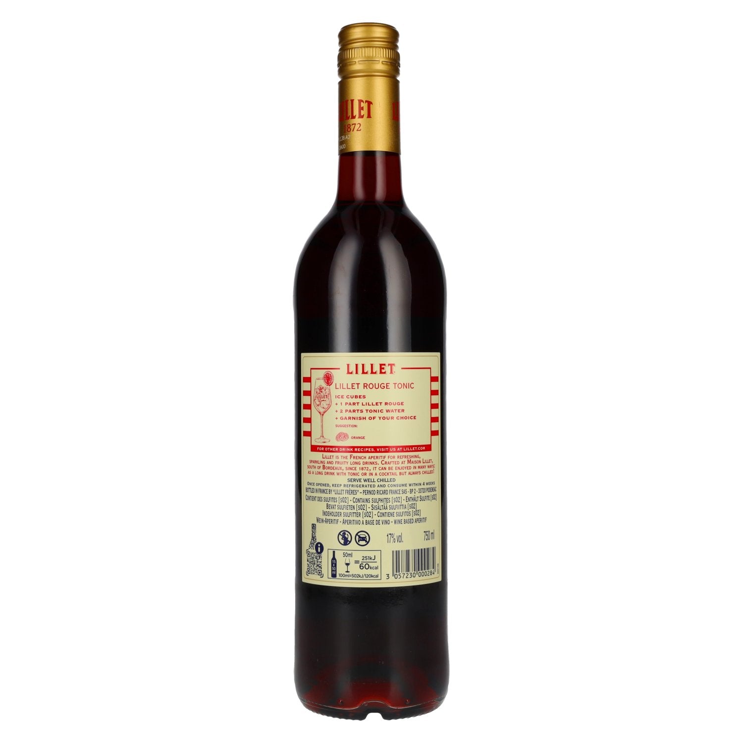Lillet Rouge 17 % vol. 0,75 l