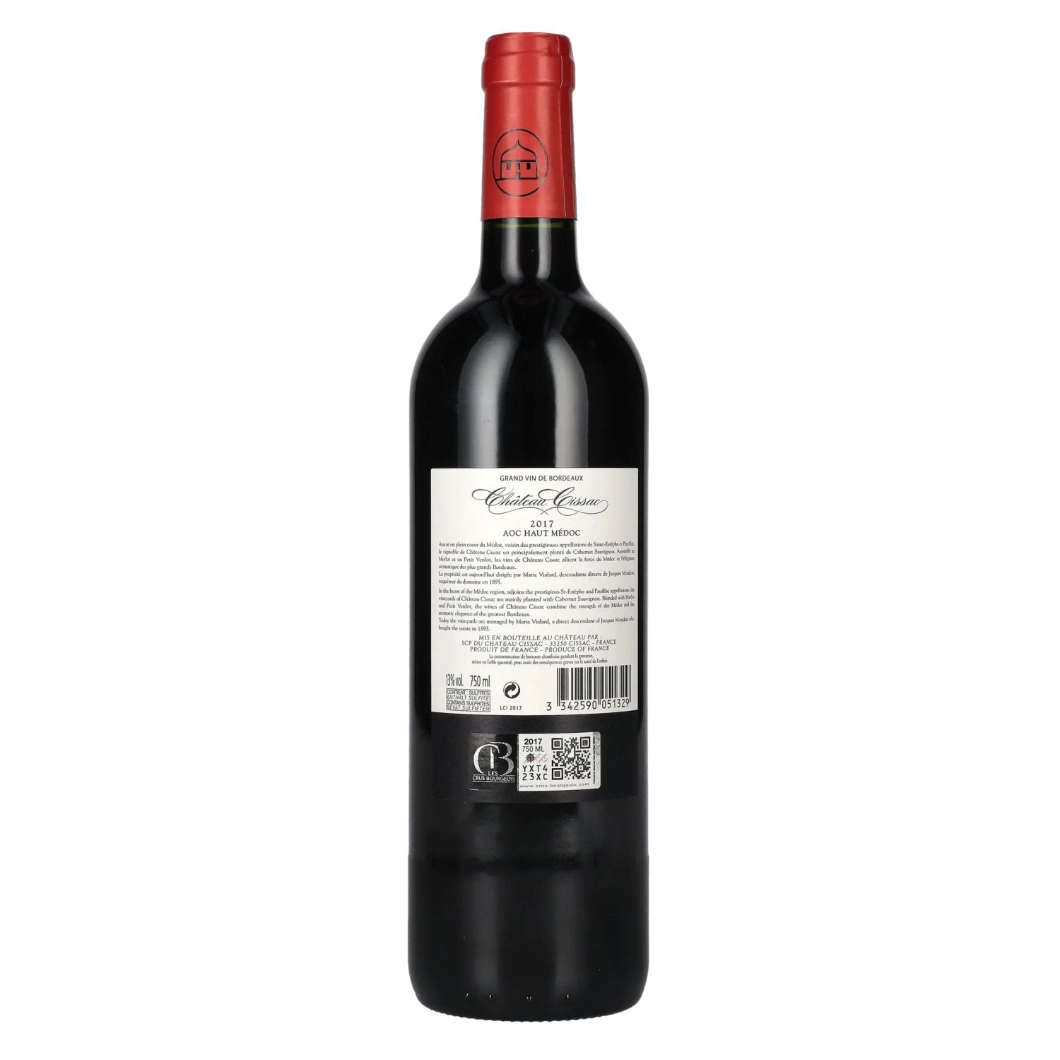 Château Cissac Haut Médoc 2017 13% Vol. 0,75l