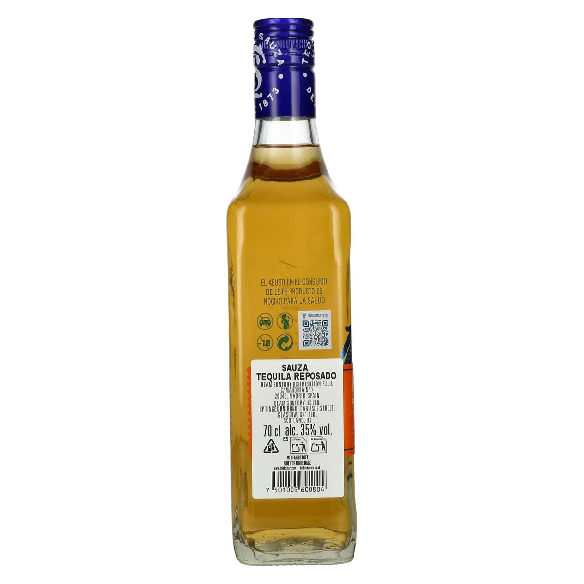 Sauza Hacienda Tequila Reposado Agave Azul 35% Vol. 0,7l