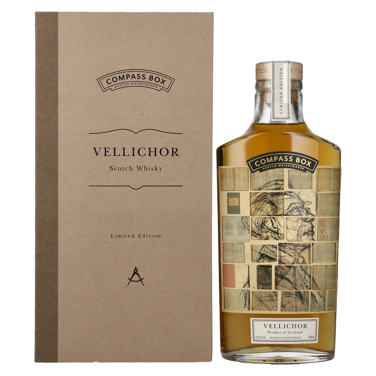 Compass Box VELLICHOR Blended Scotch Whisky 44,6% vol. 0,7l en boîte cadeau