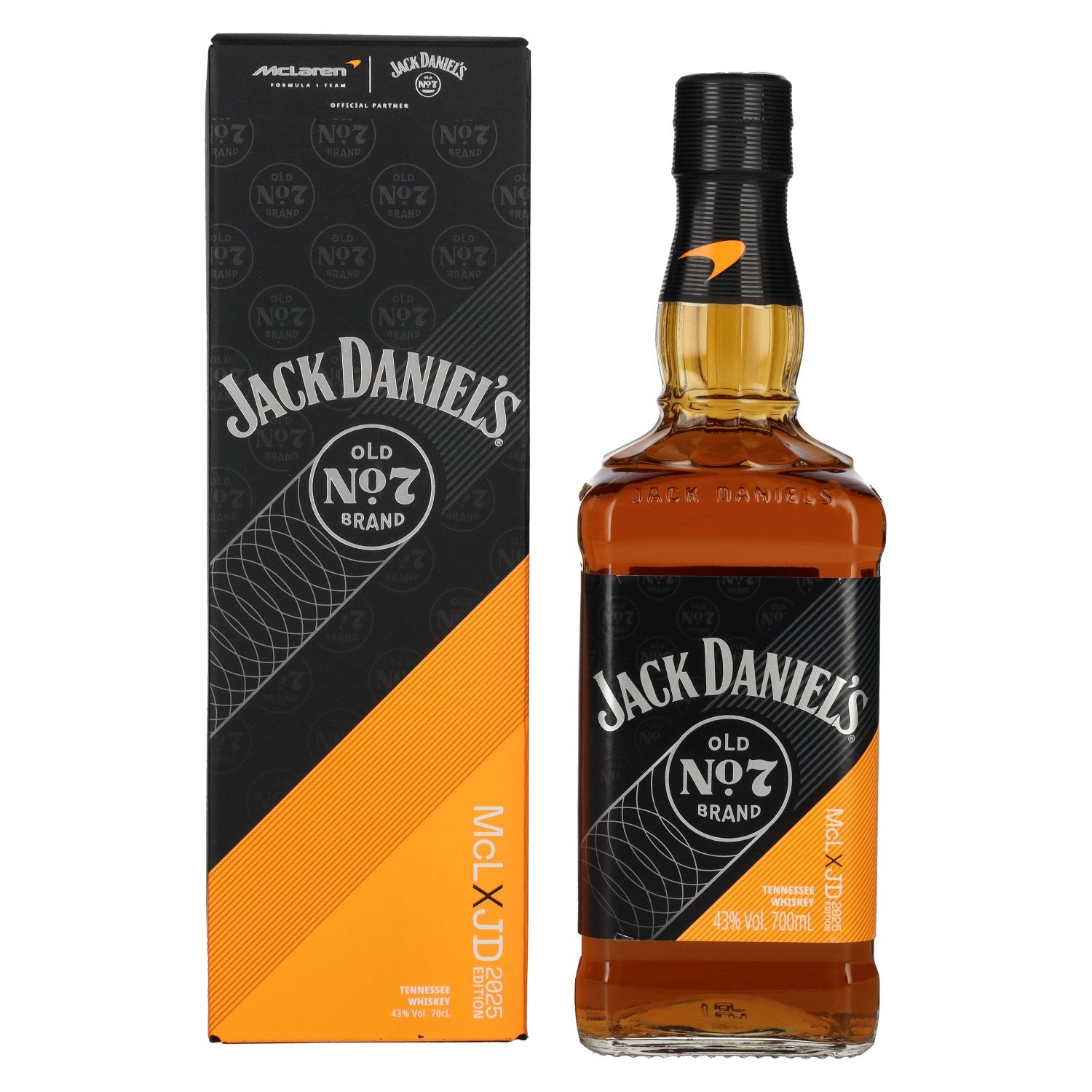Jack Daniel's Old No. 7 Merk McLXJD Tennesse Whiskey Edition 2025 43% Vol. 0.7l in geschenkverpakking