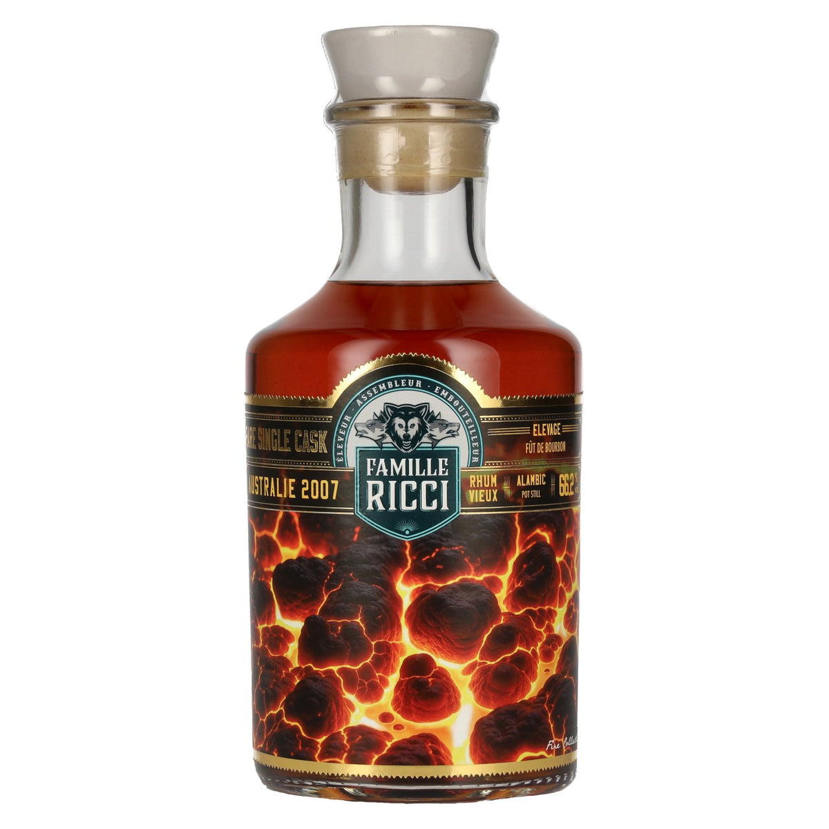 Famille Ricci Australie Rare Single Cask Rhum Vieux 2007 66,2% Vol. 0,5l
