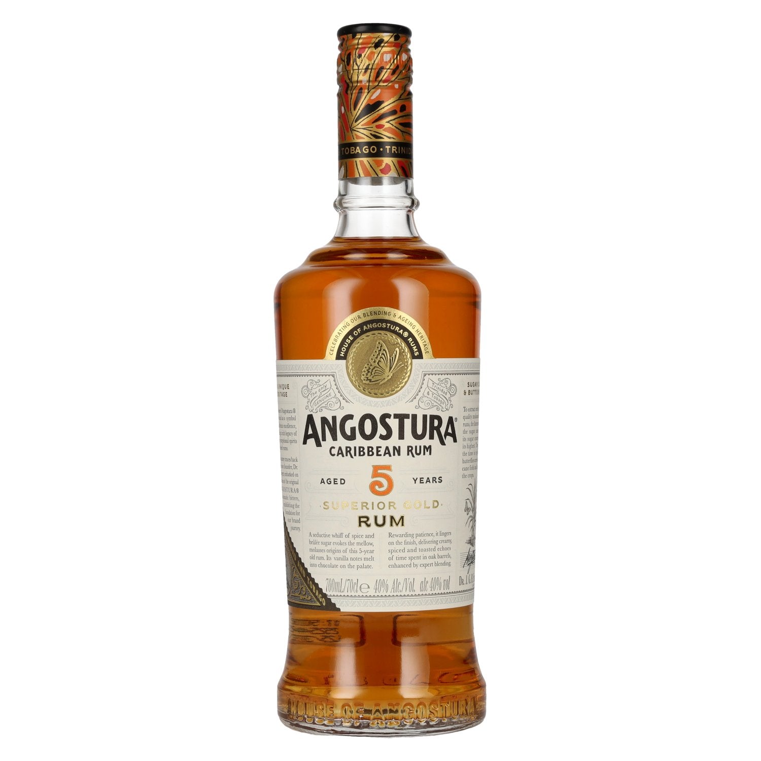 Angostura 5 Years Old Superior Gold Rum 40% Vol. 0,7l