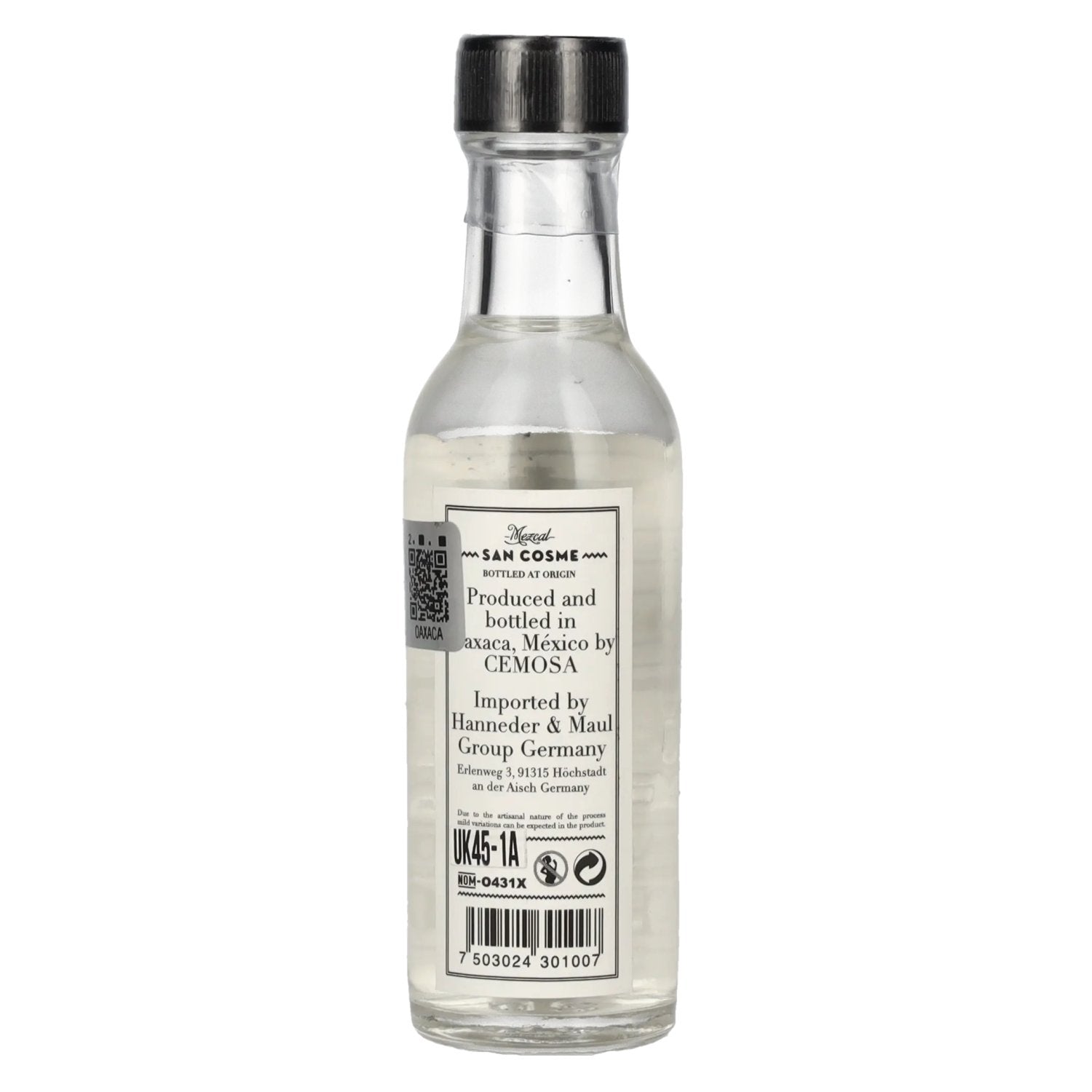 San Cosme Mezcal JOVEN 40% vol. 0,05l