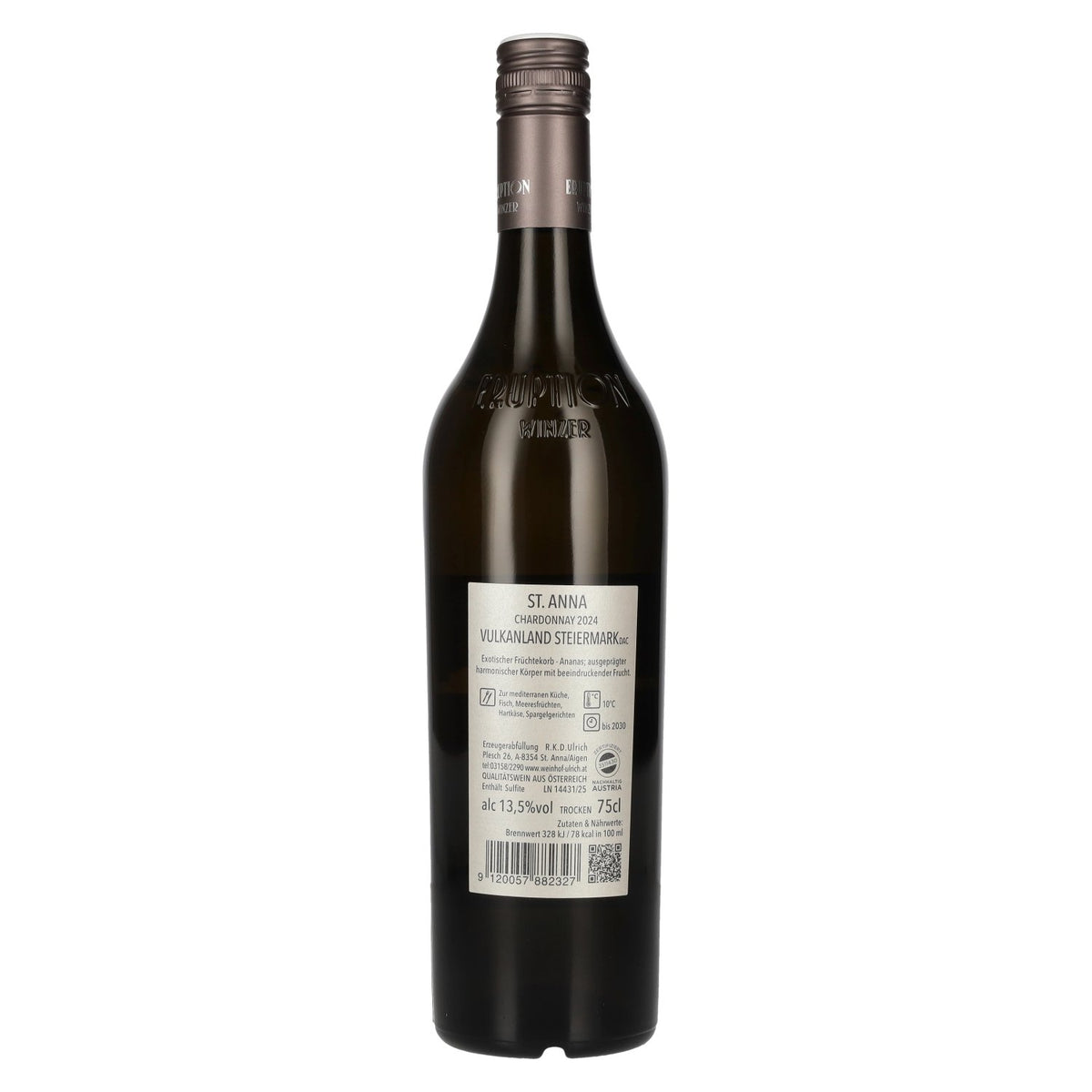Weinhof Ulrich St. Anna Chardonnay Vulkanland Steiermark DAC 2024 13,5% Vol. 0,75l