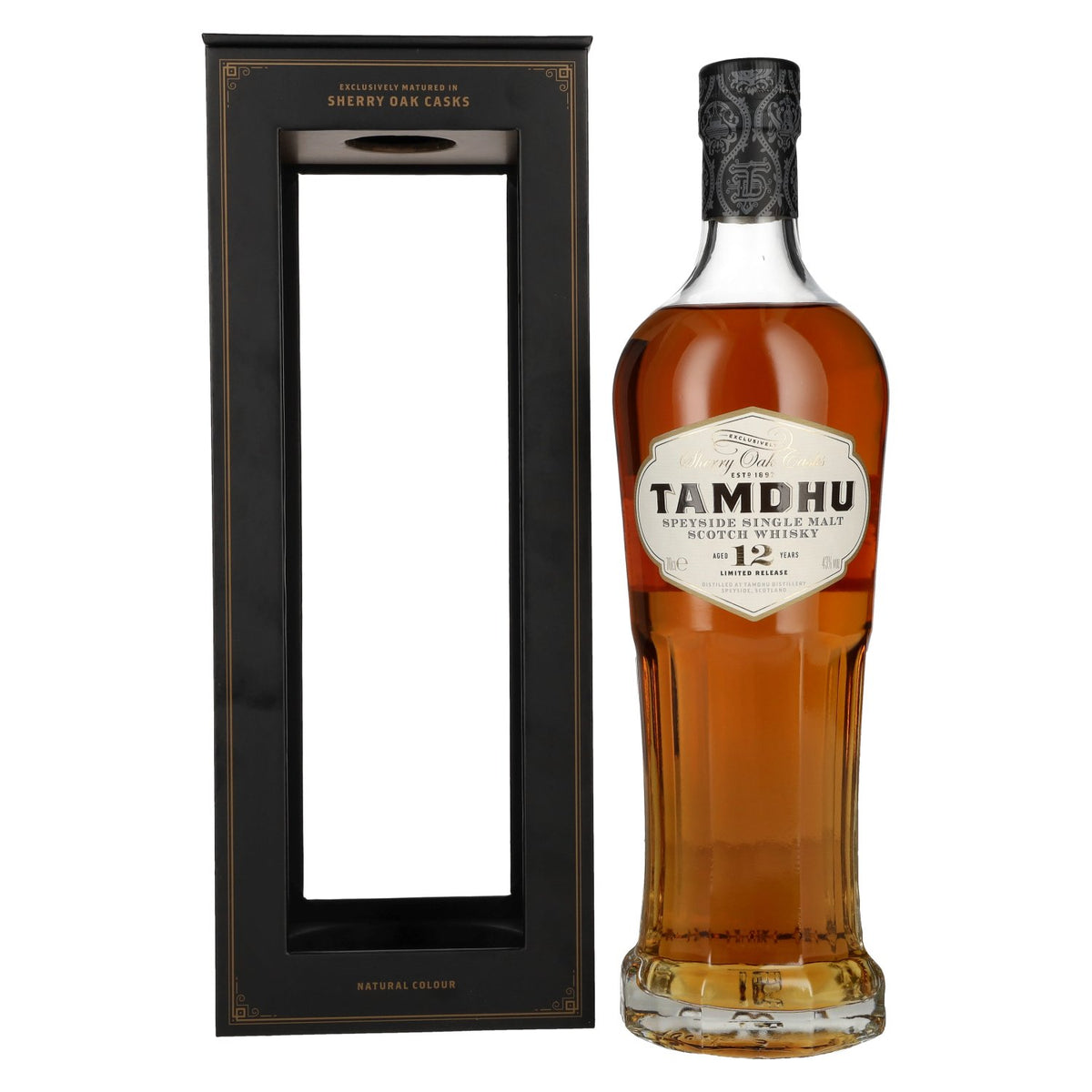 Tamdhu 12 Years Old Speyside Single Malt Limited Release 43% Vol. 0,7l en boîte cadeau