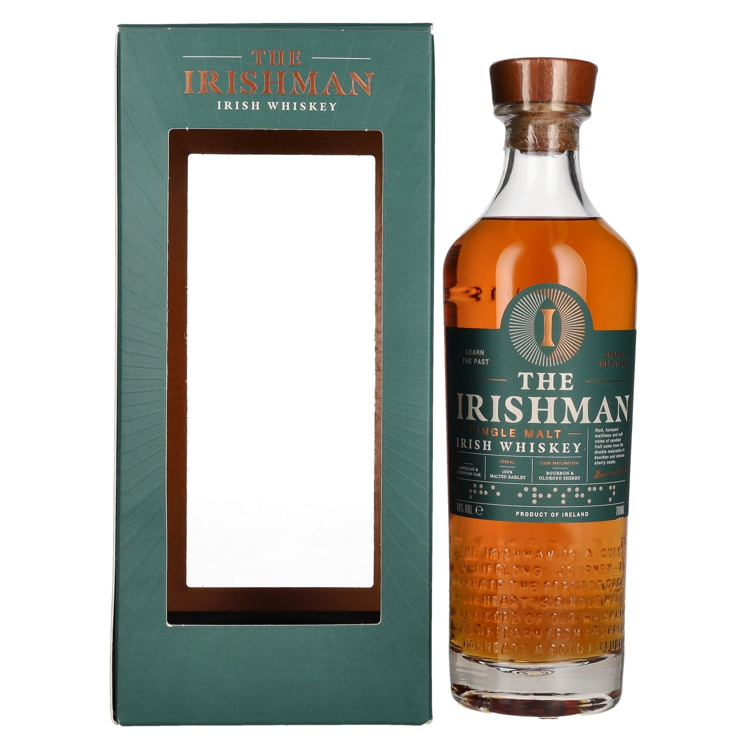 The Irishman SINGLE MALT Irish Whiskey 40% Vol. 0,7l in geschenkverpakking
