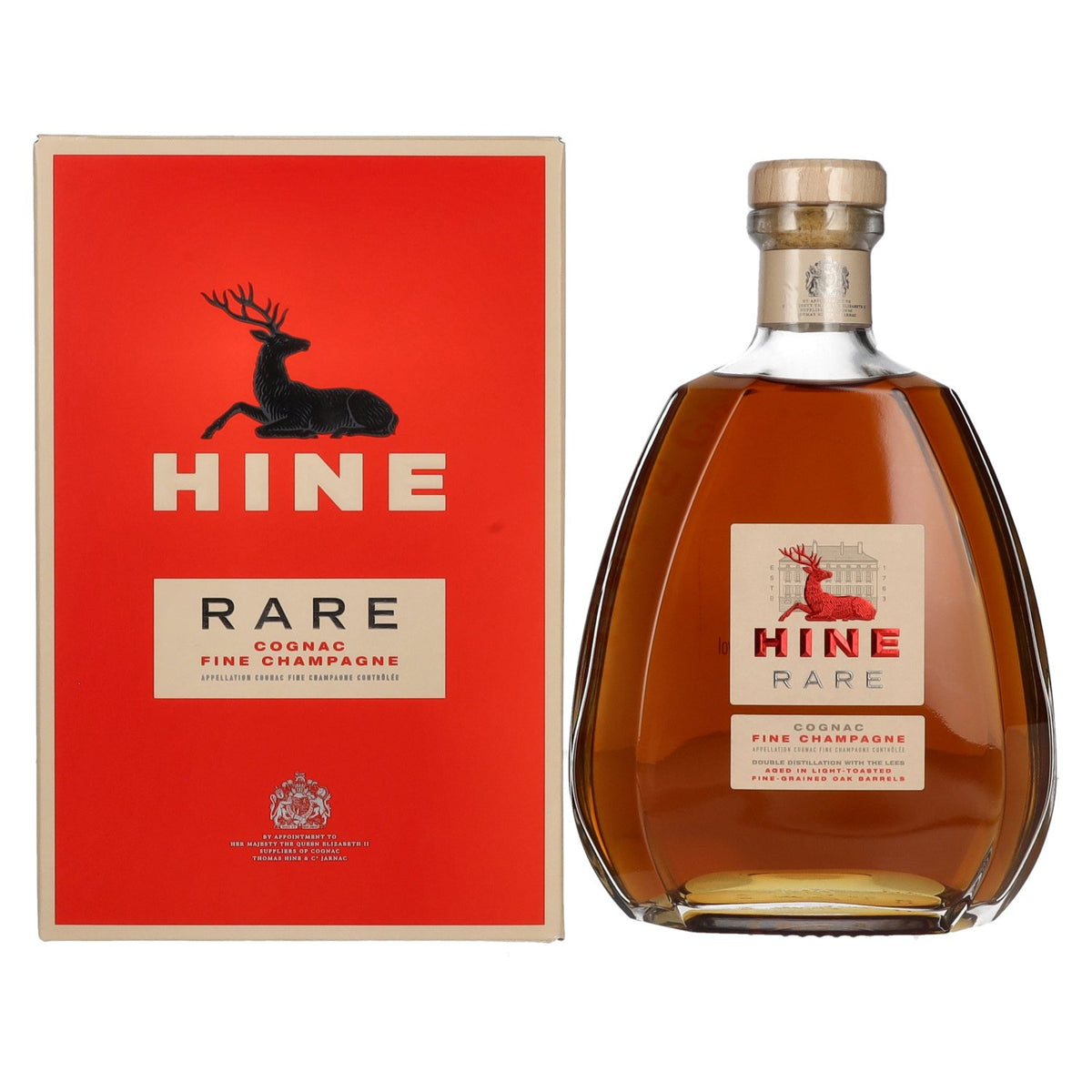 Hine RARE VSOP The Original Fine Champagne Cognac 40% Vol. 0,7l in Geschenkbox
