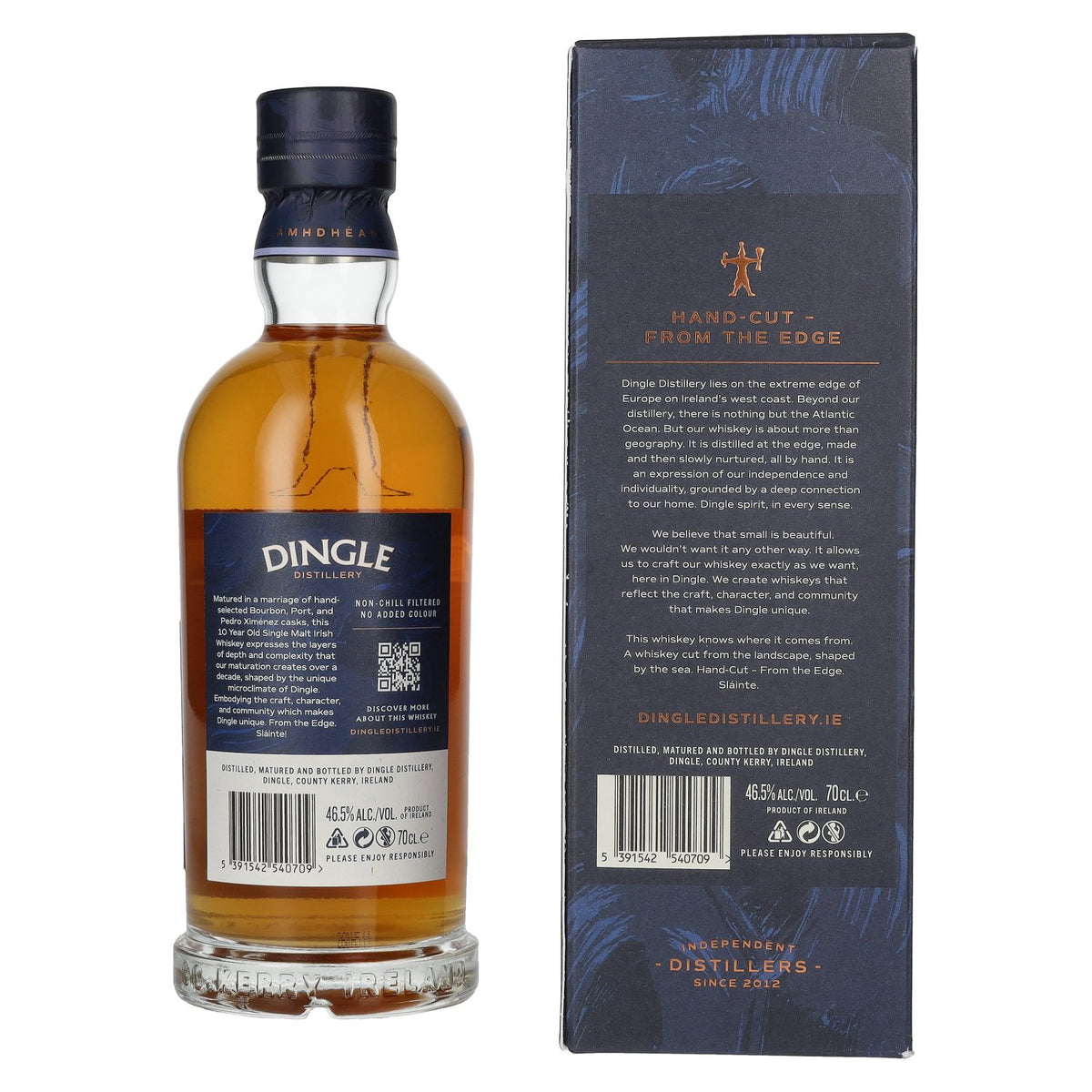 Dingle 10 Years Old Single Malt Irish Whiskey Triple Distilled 46,5% Vol. 0,7l in Geschenkbox