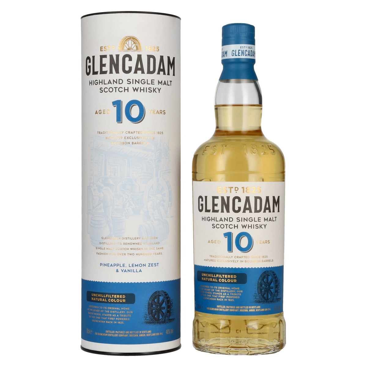 Glencadam 10 Years Old Highland Single Malt Scotch Whisky 46% Vol. 0,7l in Geschenkbox