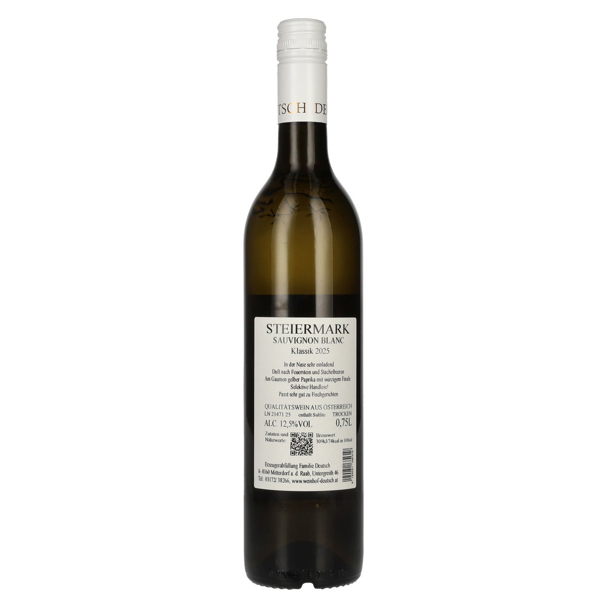 Allemand Sauvignon Blanc Klassik Styrie 2025 12,5 % vol. 0,75 l