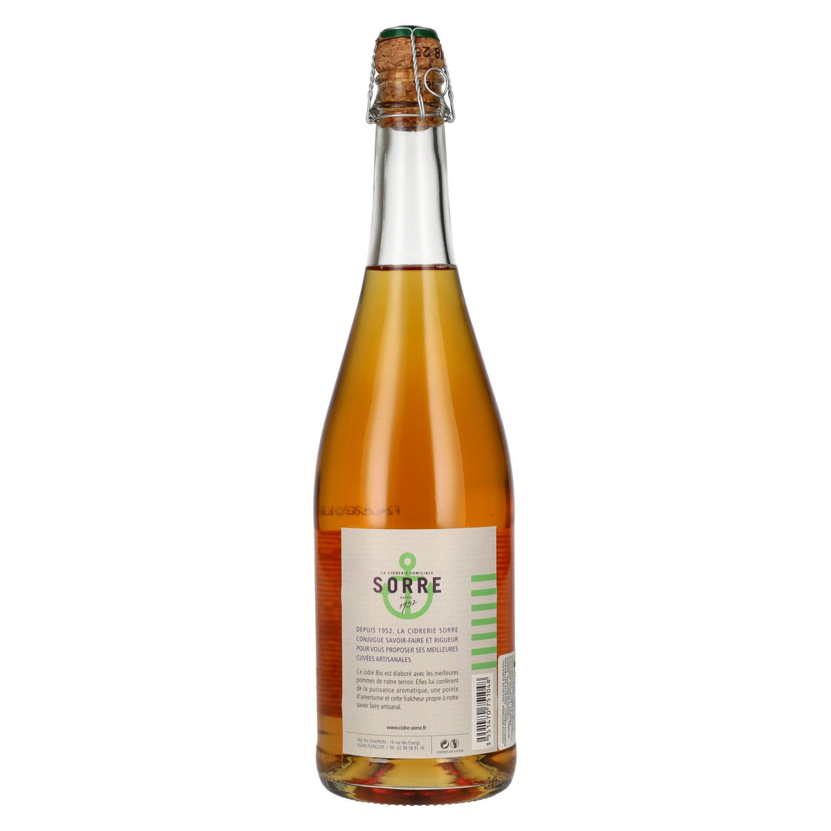 Sorre Cidre Artisanal Bio 4,5% Vol. 0,75l