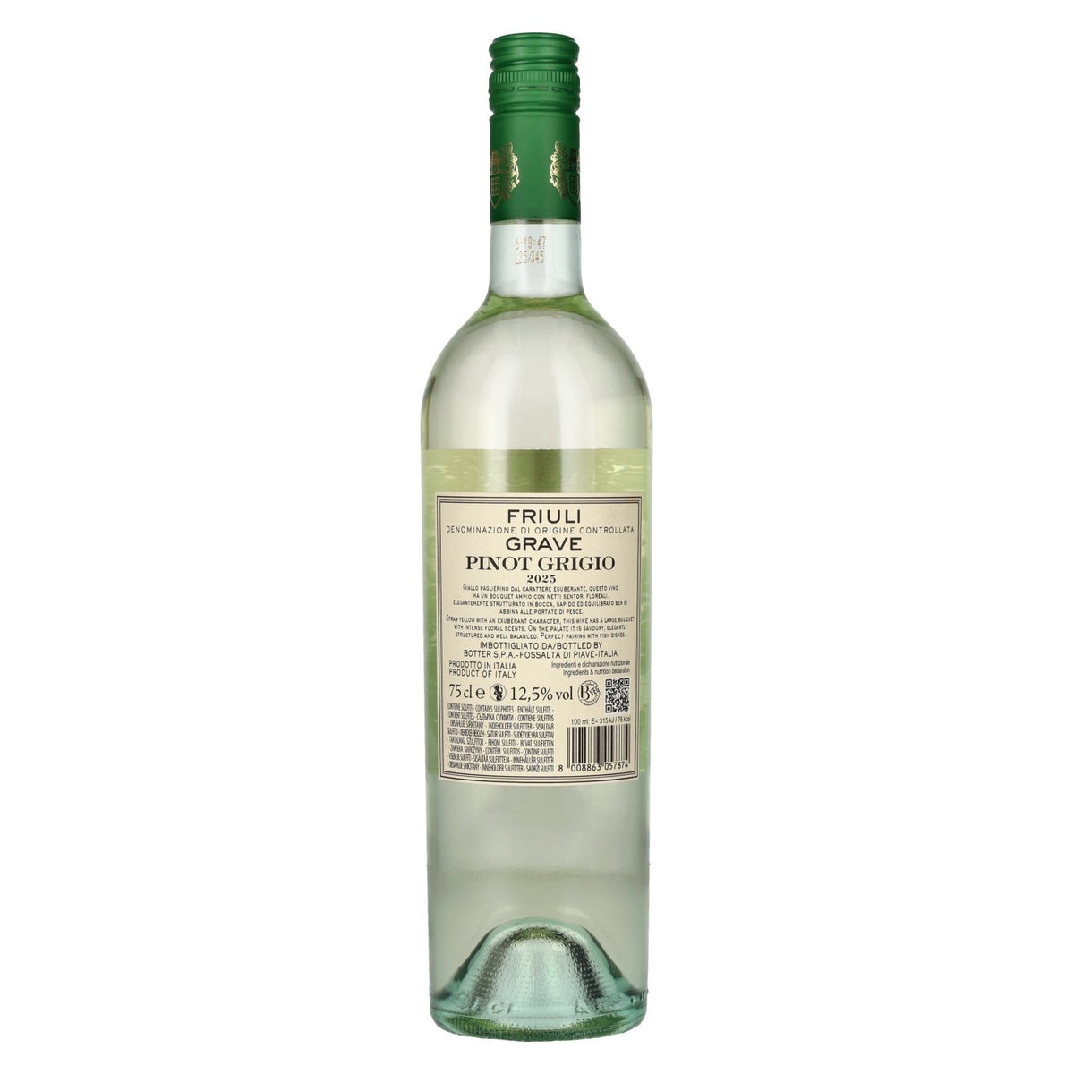 Doppio Passo Pinot Grigio Friuli Grave 2025 12,5% Vol. 0,75l