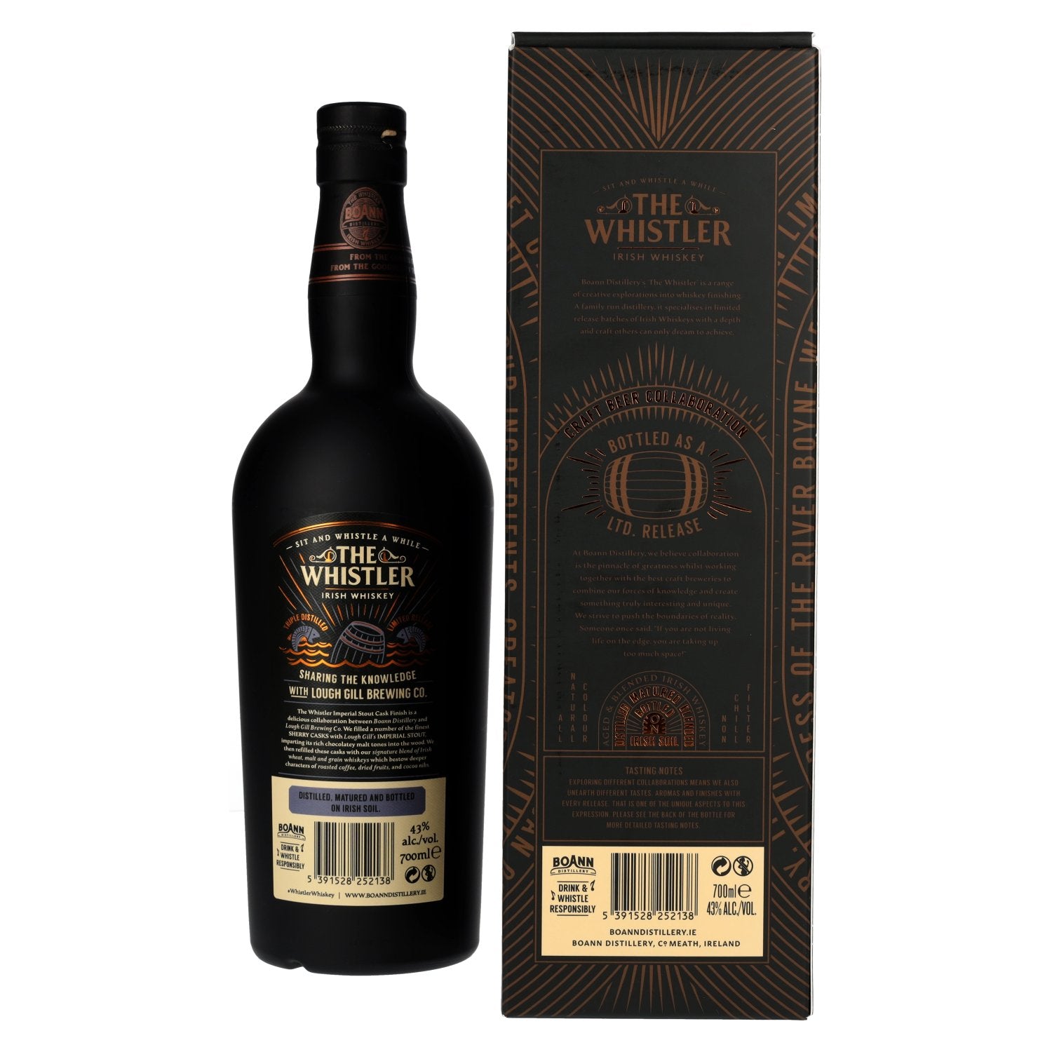 The Whistler Whiskey IMPERIAL STOUT FINISH 43% Vol. 0,7l in gift box