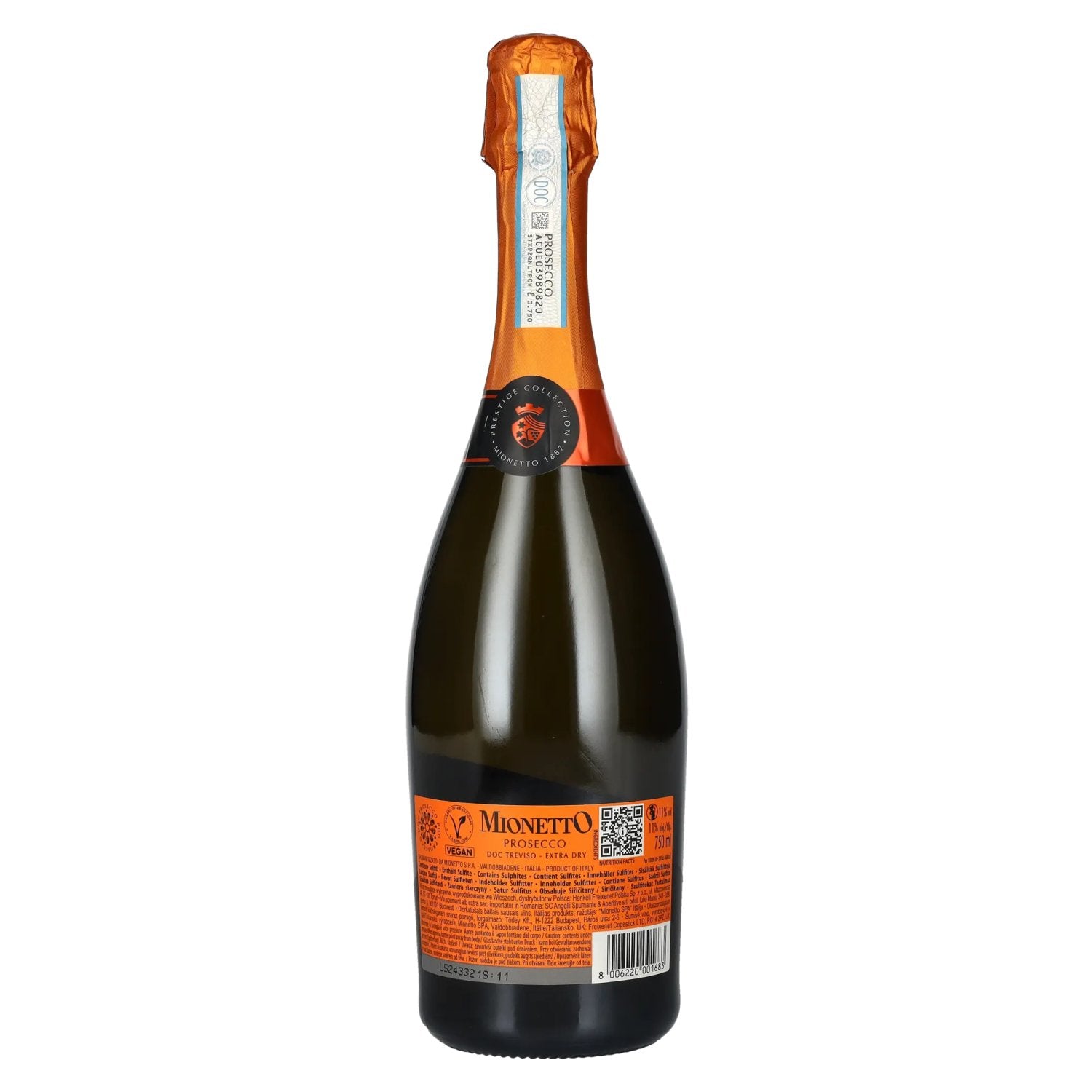 Mionetto Prosecco Treviso Extra Dry DOC 11% Vol. 0,75l