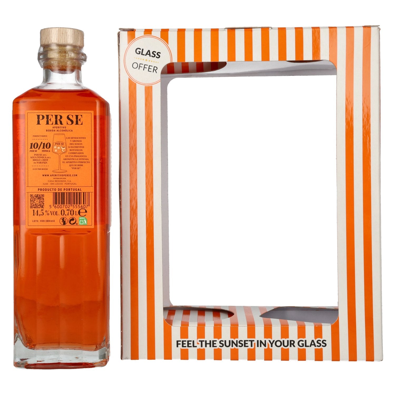 Per SE Aperitivo 14.5% vol. 0.7l in gift box with glass