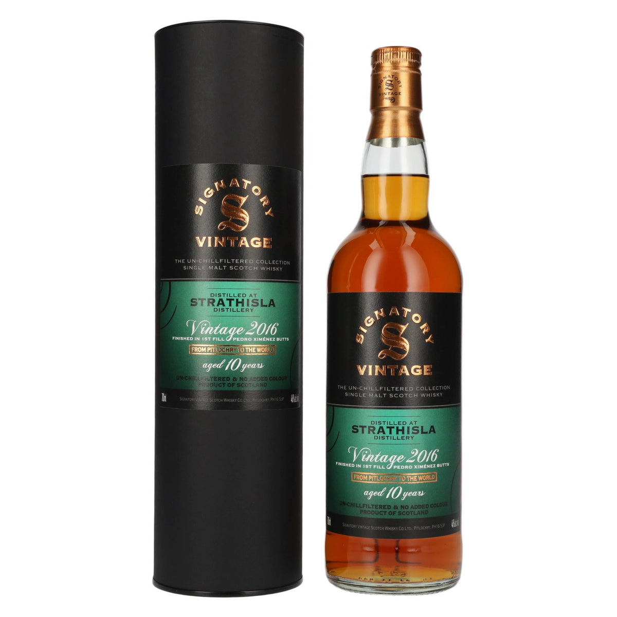 Signatory Vintage Strathisla 10 Years Old The Un-Chillfiltered 2016 46% vol. 0.7 l in a gift box