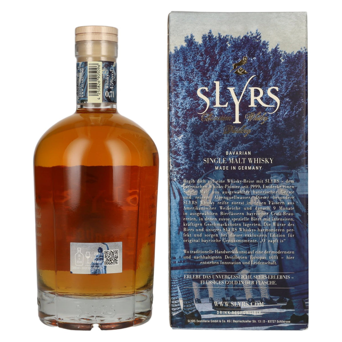 Slyrs Single Malt Whisky Oktoberfest Edition 2026, 45% ABV, 0.7l in a gift box