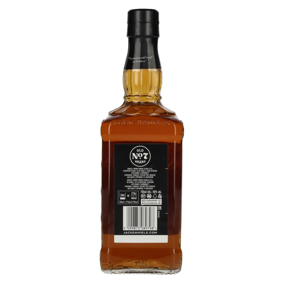 Jack Daniel's Tennessee Whiskey 40 % vol. 0,7 l