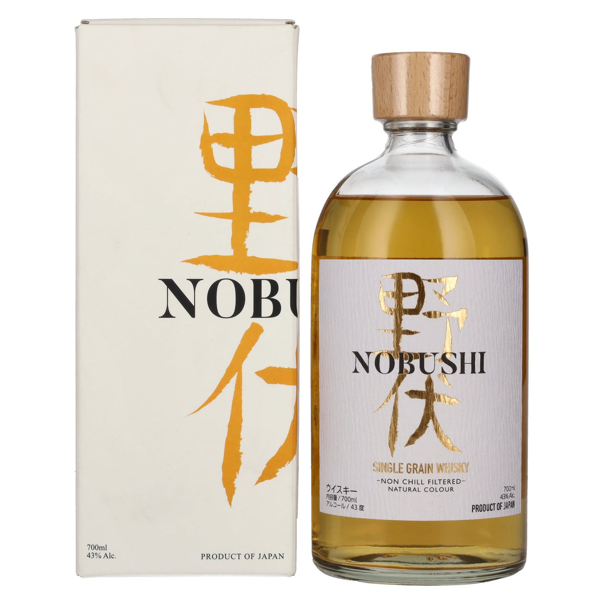 Nobushi Single Grain Japanese Whisky 43% Vol. 0,7l in Geschenkbox