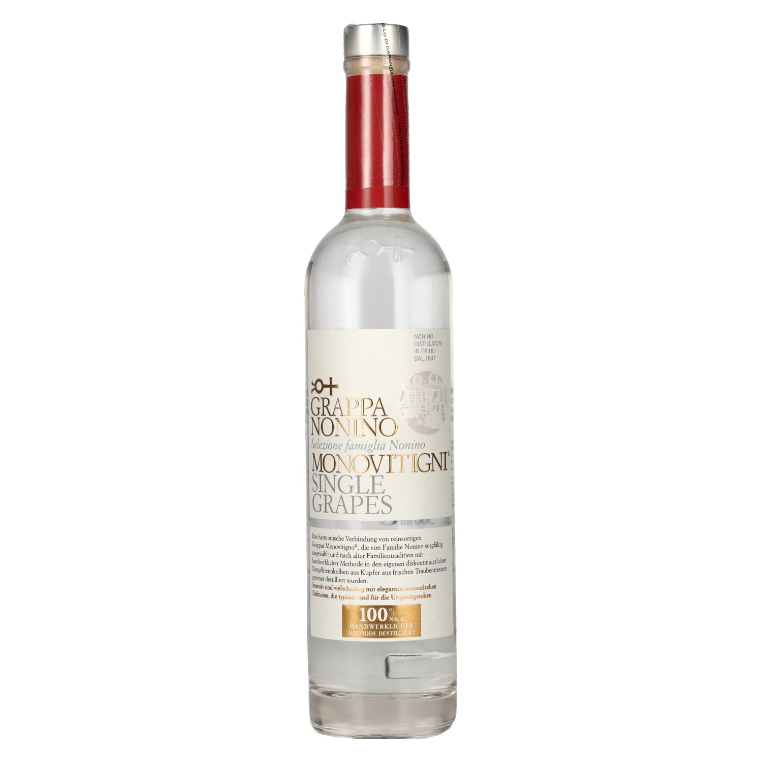 Nonino Grappa Monovitigni Single Grapes 40% Vol. 0,5l