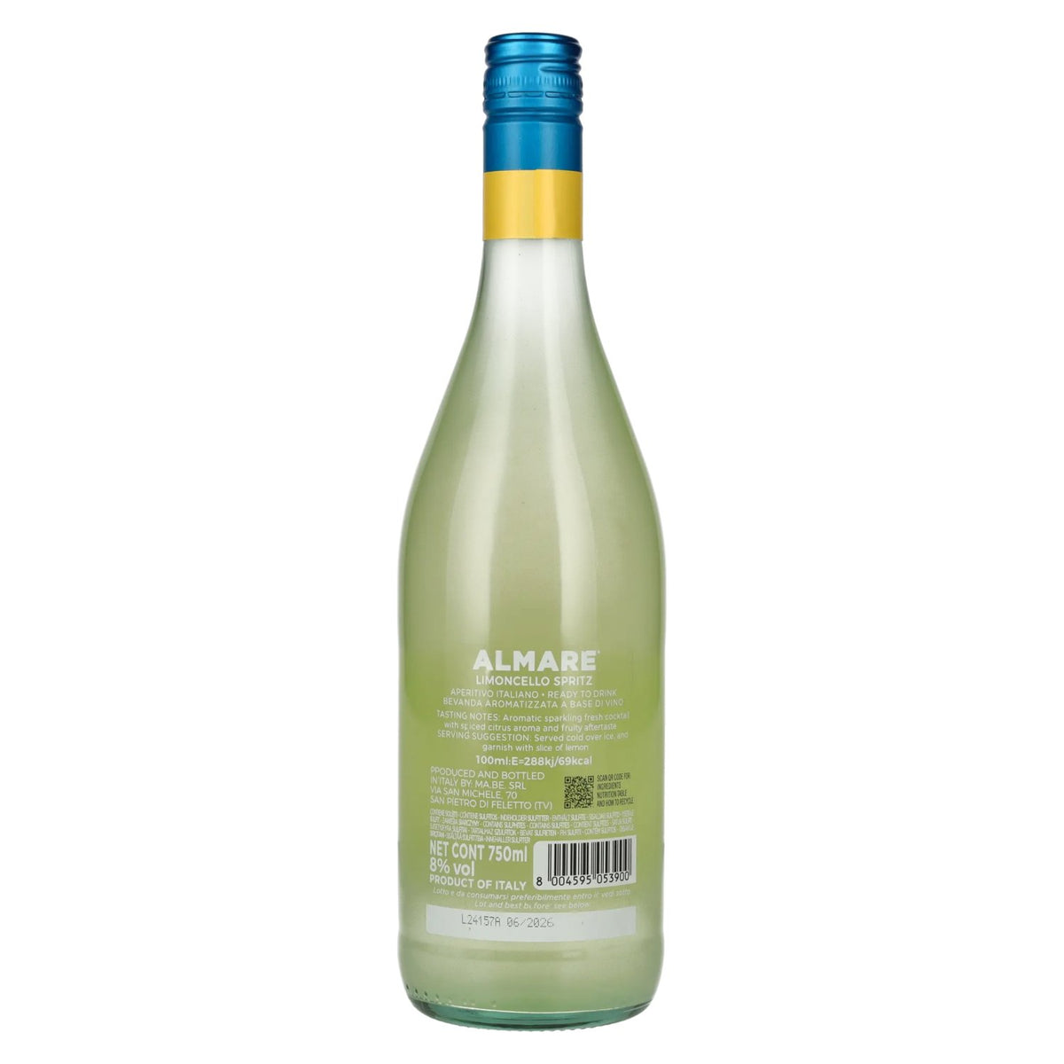Almare Spritz Limoncello Aperitivo 8% Vol. 0,75l