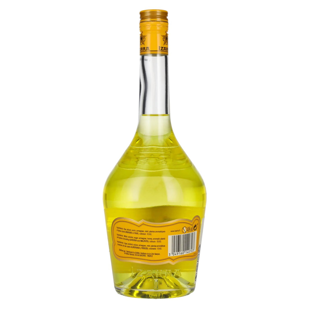 Izarra LA MARQUE DU PAYS BASQUE Yellow Liqueur 40% ABV 0.7l