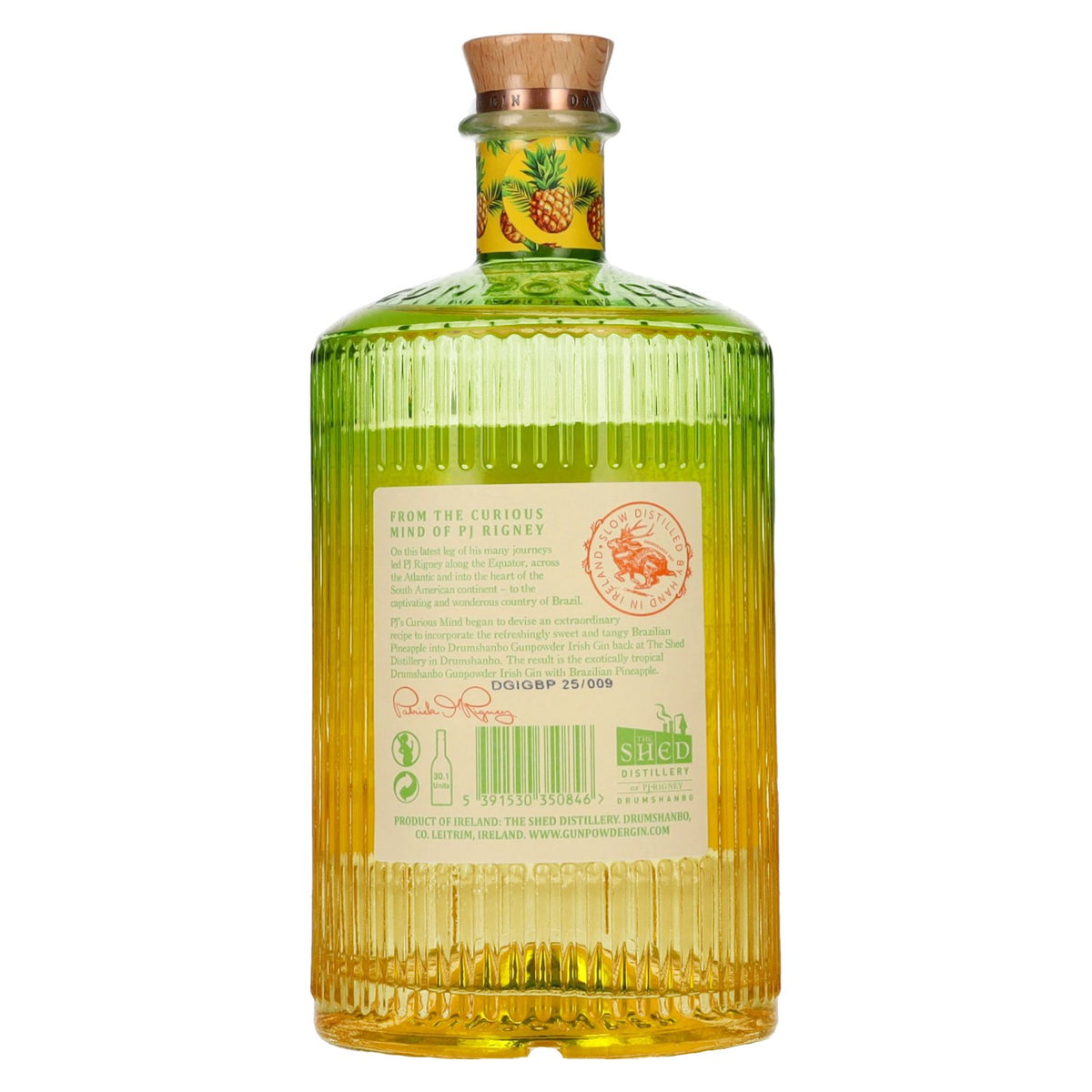 Drumshanbo Gunpowder Irish Gin with Brazilian Pineapple 43% ABV 0.7 l