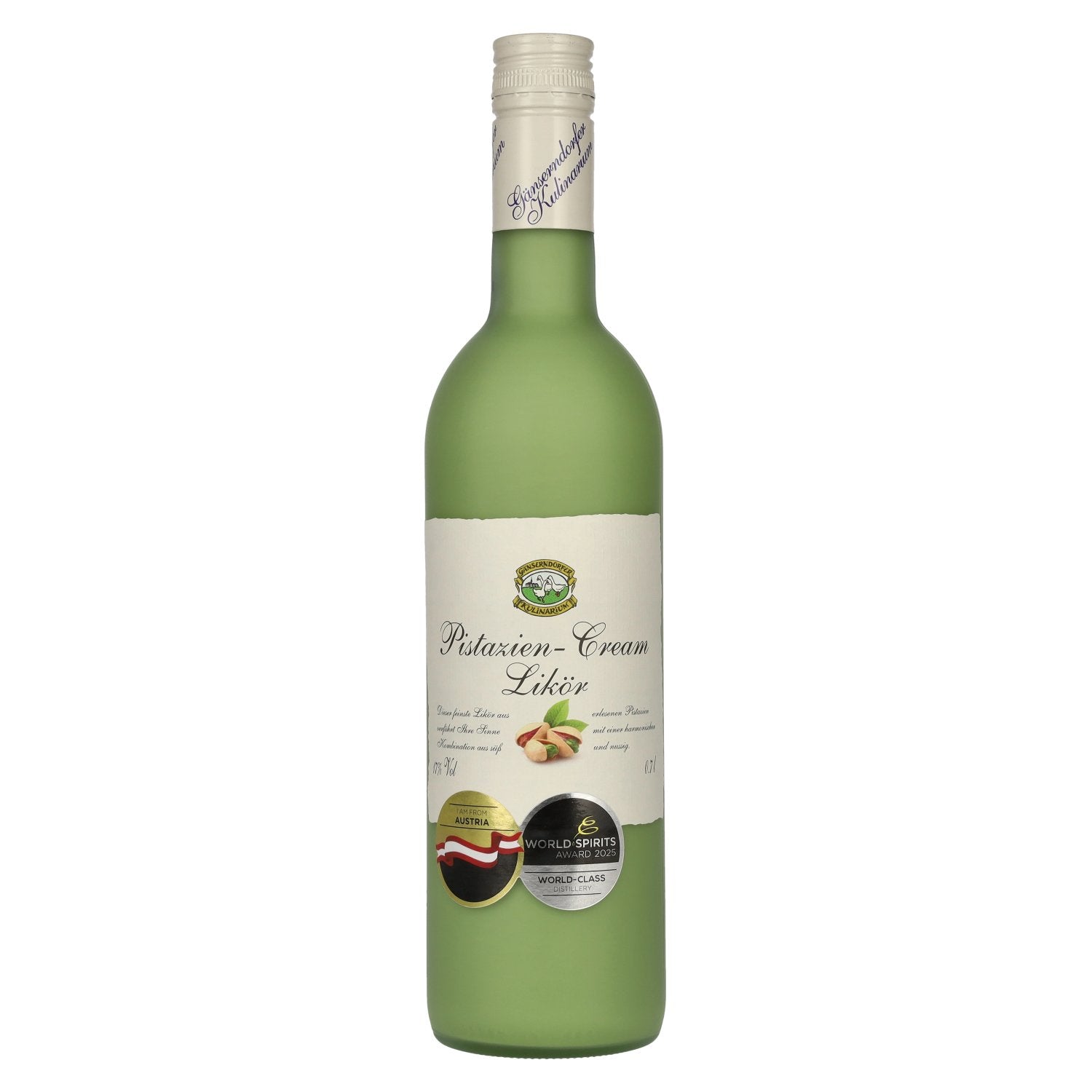 Gänserndorfer Kulinarium Liqueur de crème de pistache 17% vol. 0,7l