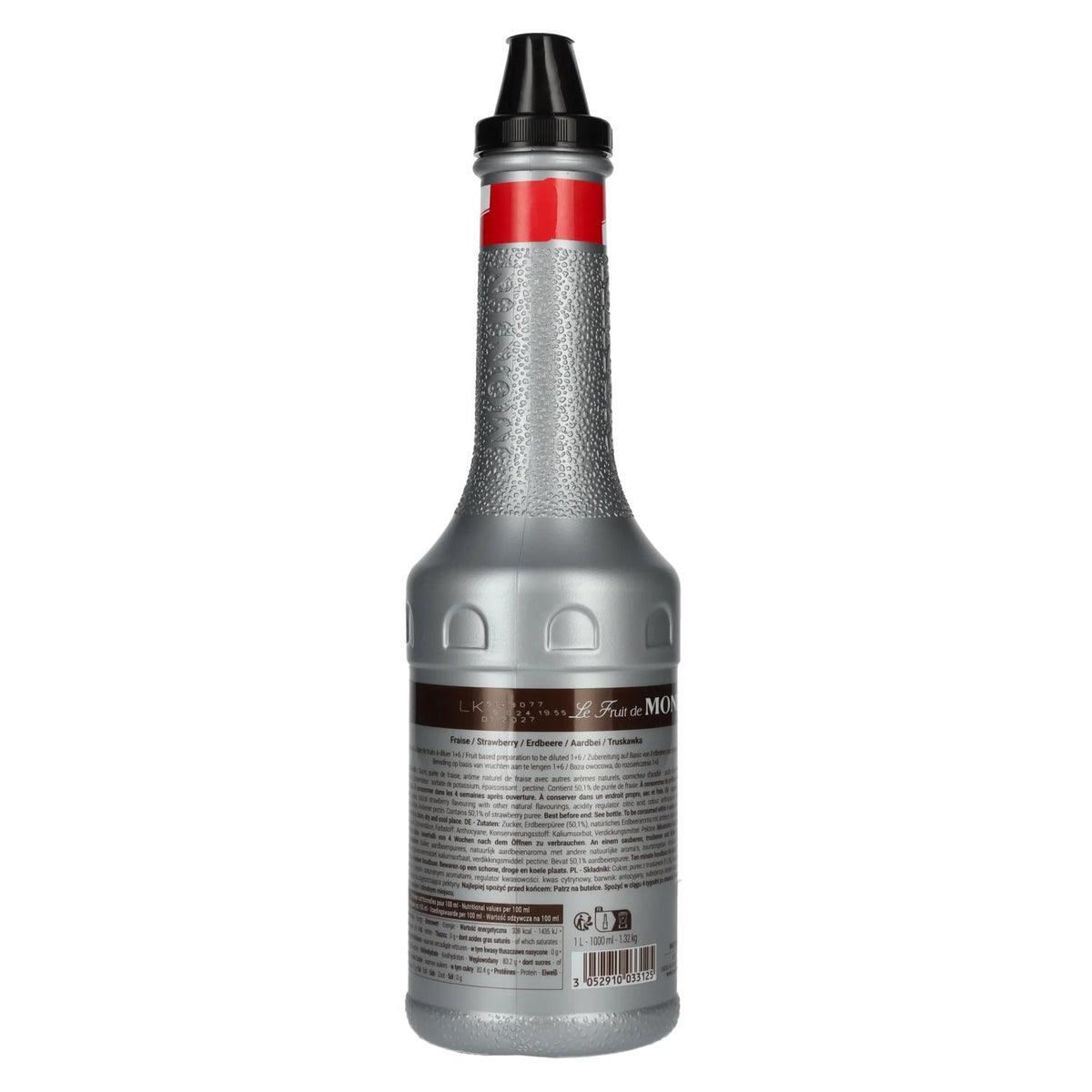 Monin Fruchtpüree ERDBEERE 1l PET