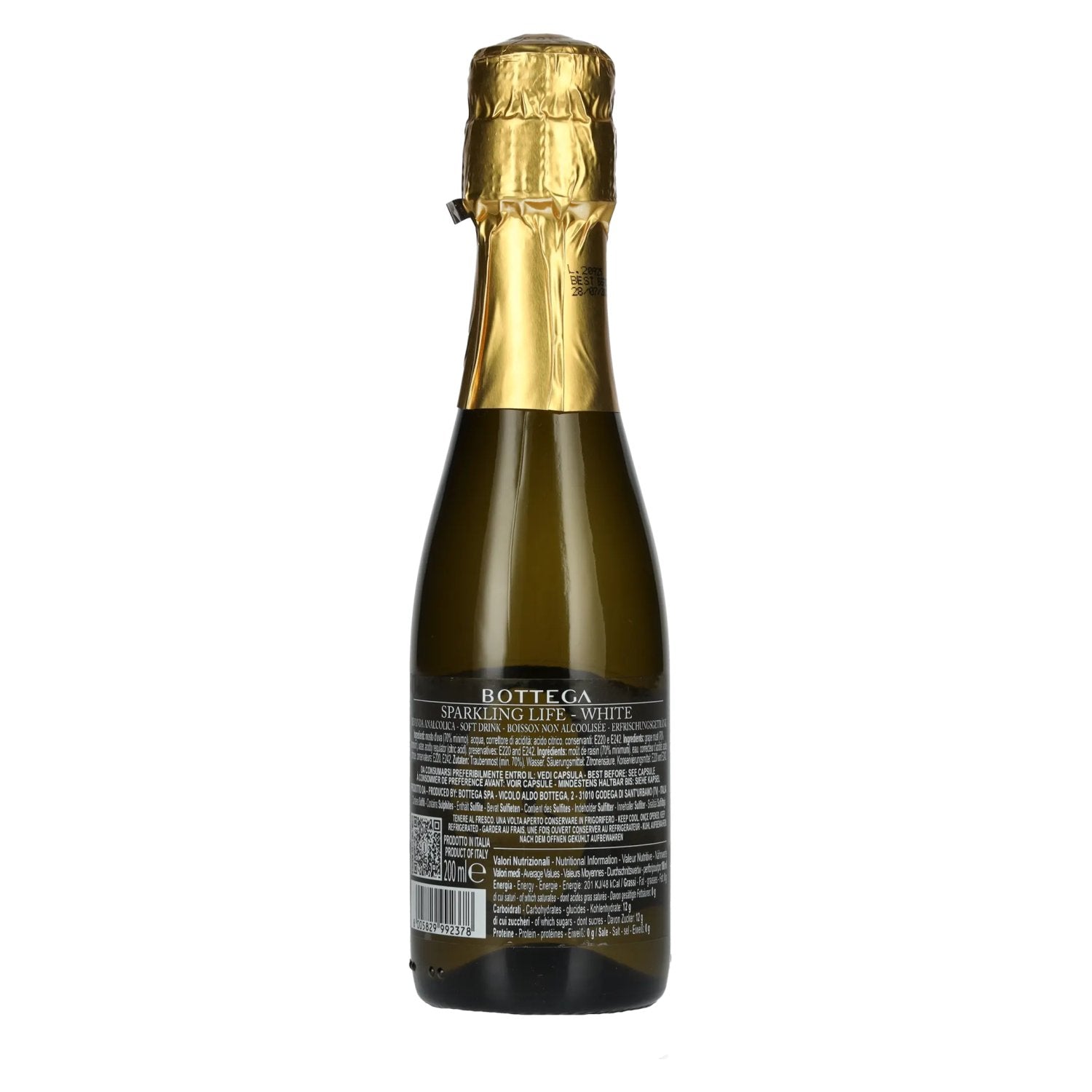 Bottega Sparkling Life White alcoholvrij 0.2l