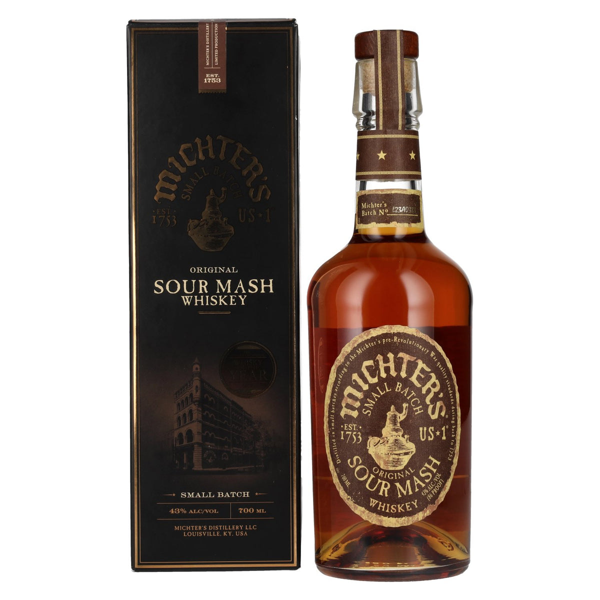 Michter's US*1 Small Batch Original Sour Mash Whiskey 43% Vol. 0,7l in Geschenkbox